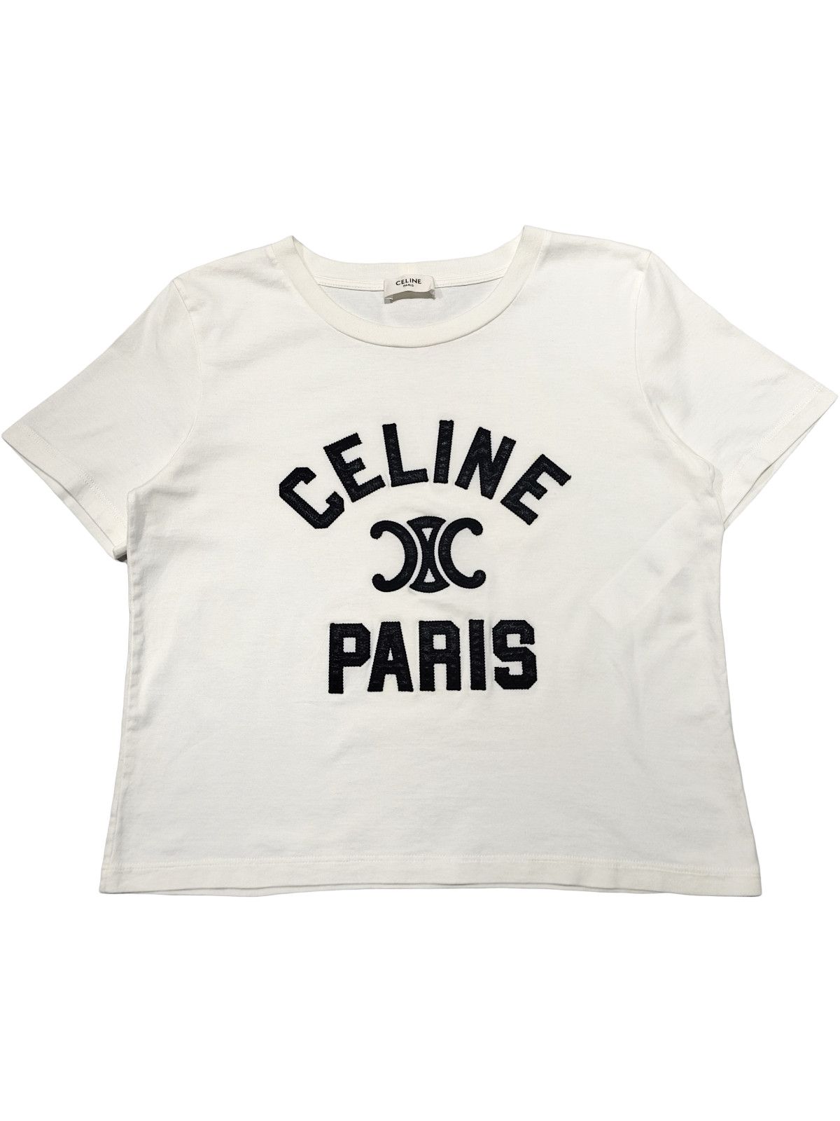 Celine Celine Triomphe Logo T-Shirt Size XS Size XS / US 0-2 / IT 36-38 - 1 Thumbnail