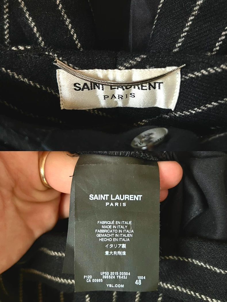Saint Laurent Paris Saint Laurent Paris 15fw black and white woolen suit set-25 Size US S / EU 44-46 / 1 - 7 Thumbnail