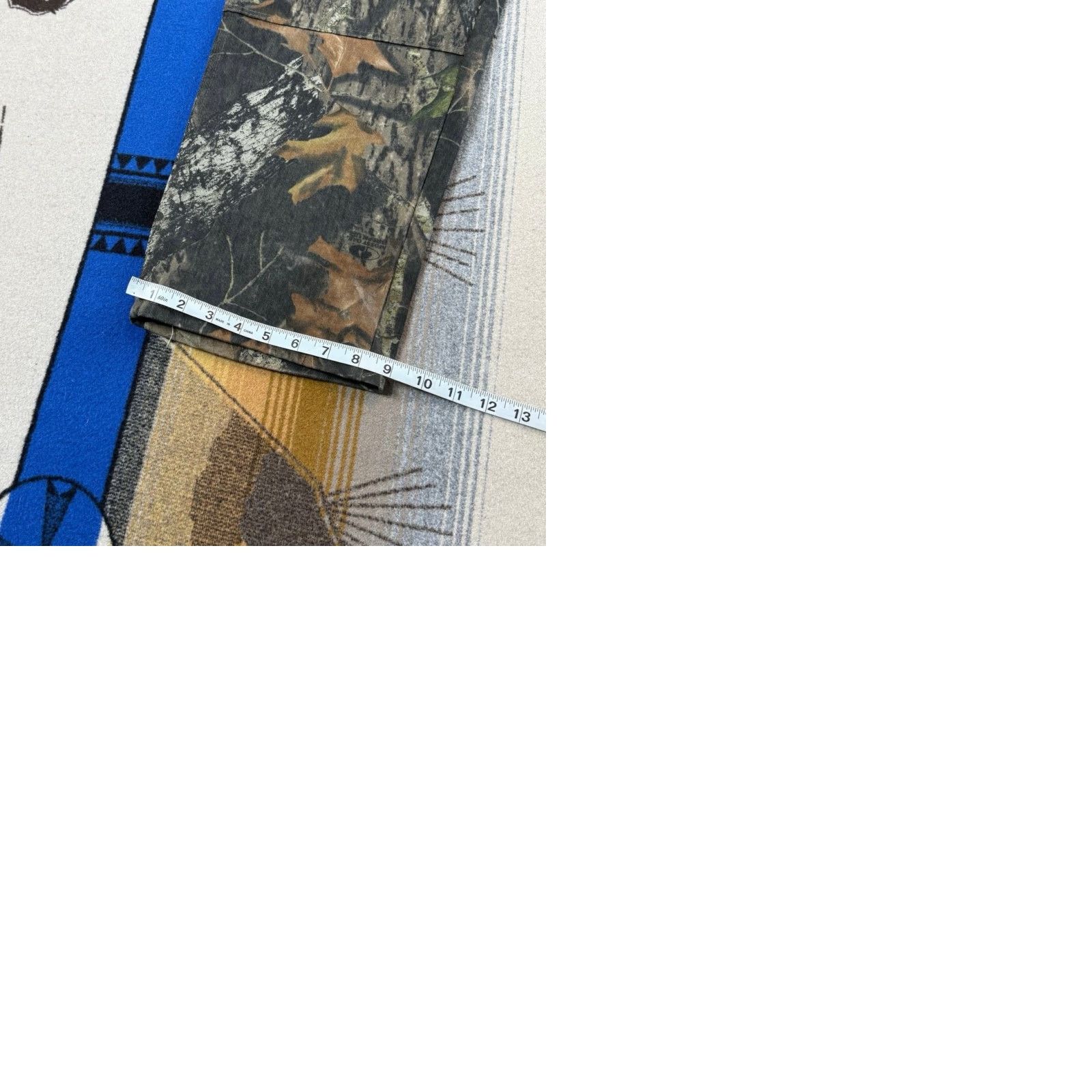 VINTAGE Wrangler Mossy Oak Camo Camouflage Double Knee Jeans Pants Size 36x32 Men Brown Regular Camouflage 90s Y2K Outdoor Hunting Camo