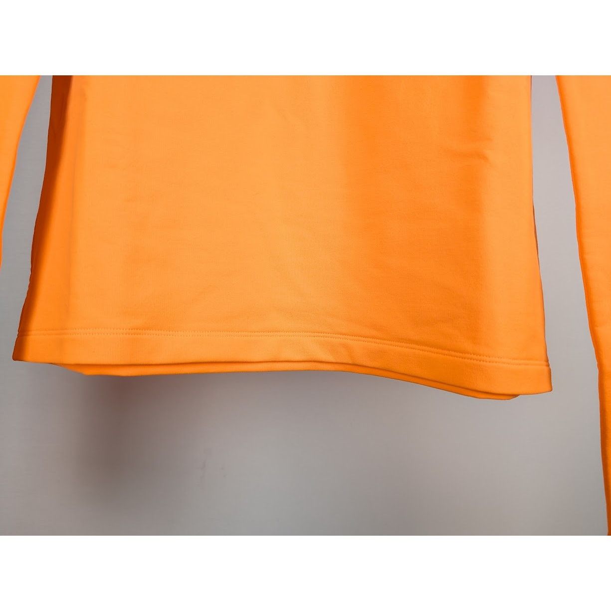 Balmain o1rshd1 Quarter Zip Felpa Shirt in Orange Size US M / EU 48-50 / 2 - 6 Thumbnail