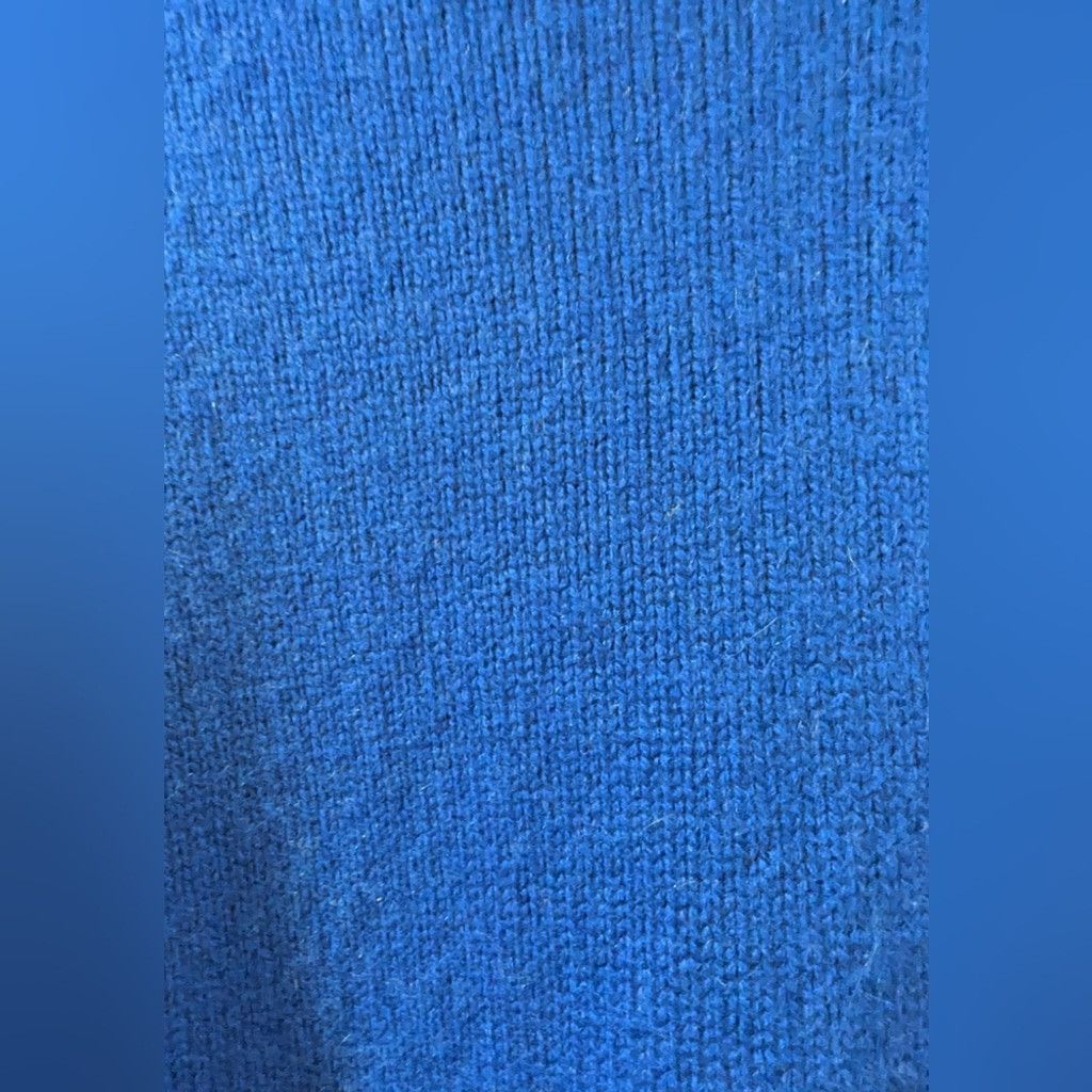 Tom Ford Tom Ford Royal Blue Cashmere Sweater With Zipper Detailing Size L / US 10 / IT 46 - 10 Thumbnail
