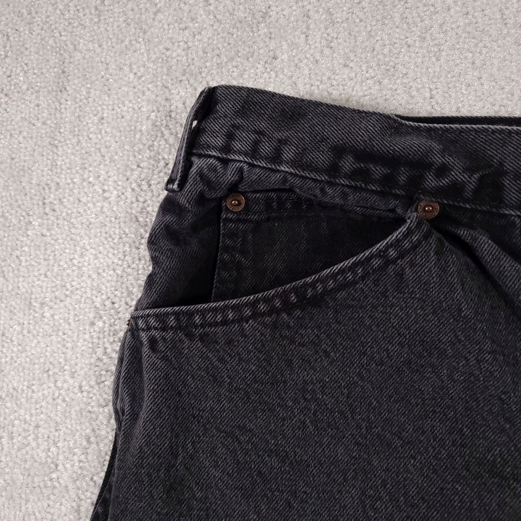 Dickies Dickies Utility Work Jeans Mens 44X30 Black Denim Grunge Shirt? Size US 44 / EU 60 - 4 Thumbnail