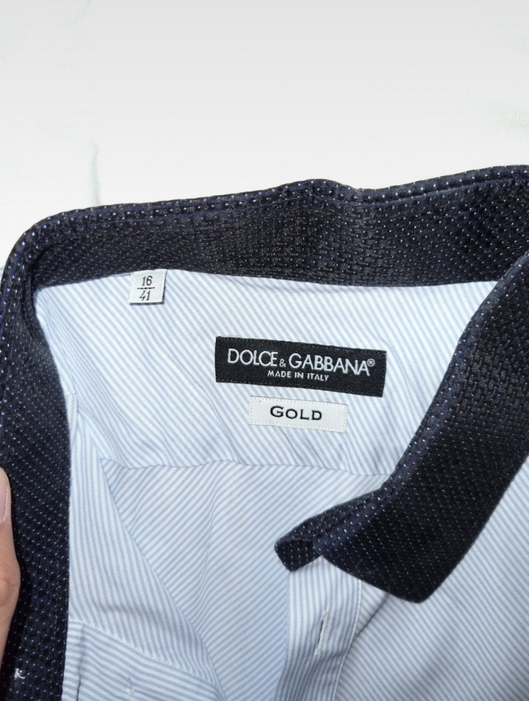 Dolce & Gabbana Shirt cotton silk * Dolce & Gabbana * Size US L / EU 52-54 / 3 - 3 Thumbnail