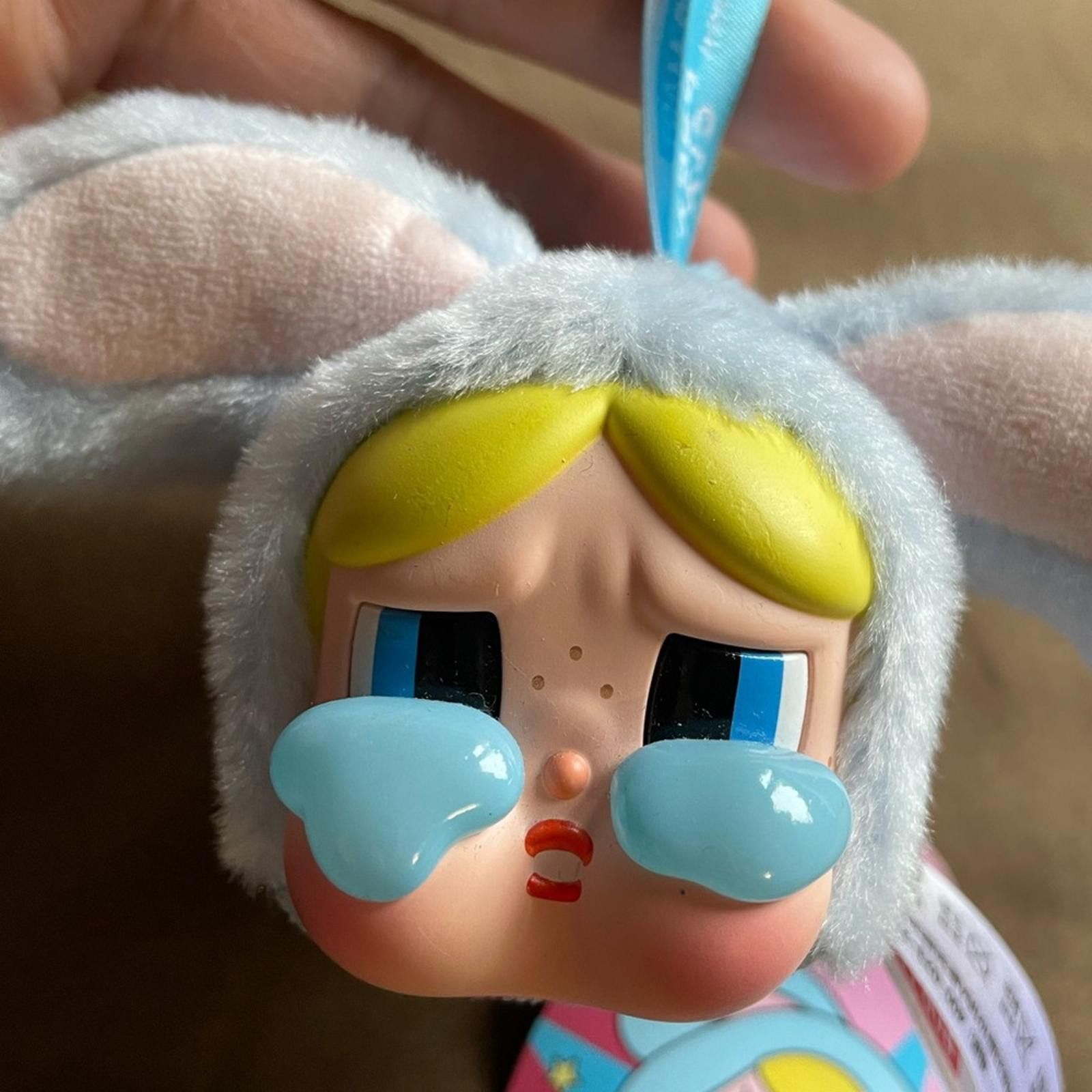 POP MART Pop Mart CRYBABY x PowerPuff Bubbles Plush Keychain EUC Size ONE SIZE - 4 Thumbnail