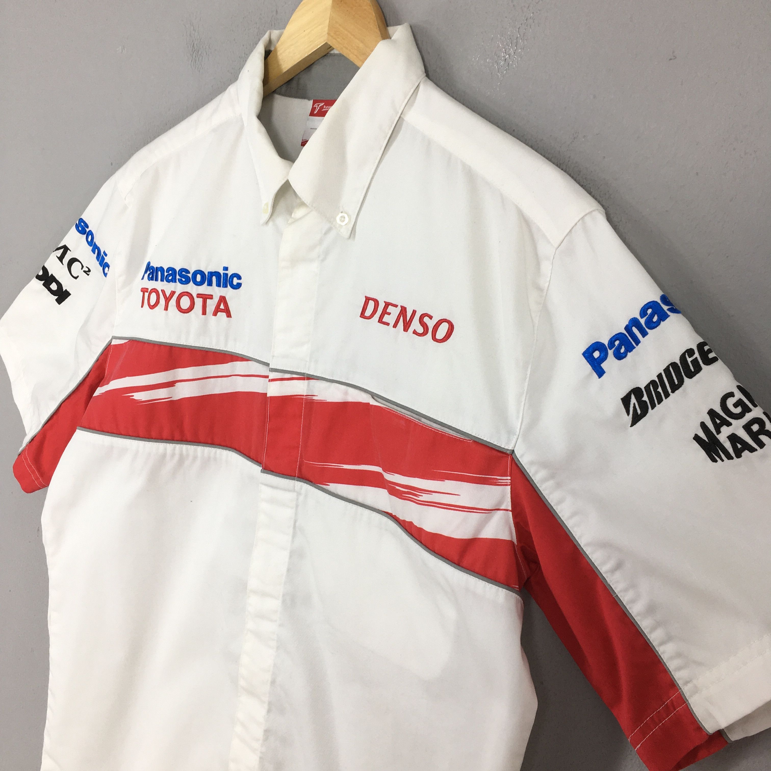 Formula 1 Vintage Panasonic Toyota Racing Shirt Medium Size US M / EU 48-50 / 2 - 3 Thumbnail