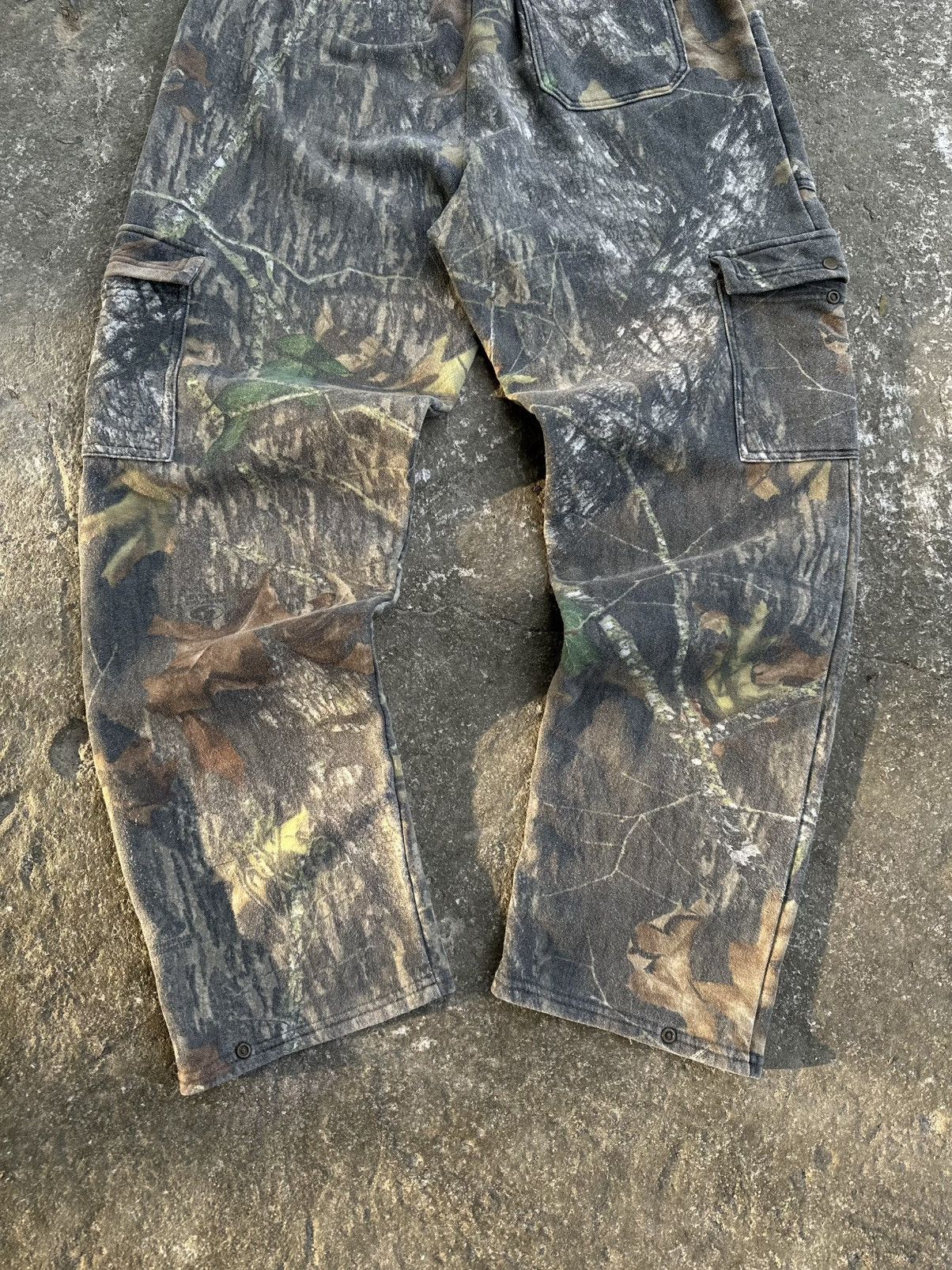 Jerzees (Freesize) Crazy Vintage Y2K Faded Camo Baggy Sweatpants Size US 32 / EU 48 - 8 Thumbnail