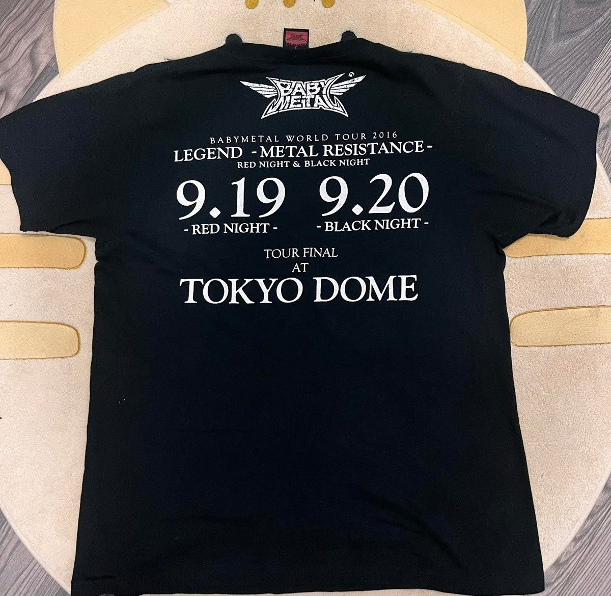 Band Tees Japanese band BabyMetal World Tour 2016 Size S / US 4 / IT 40 - 2 Thumbnail