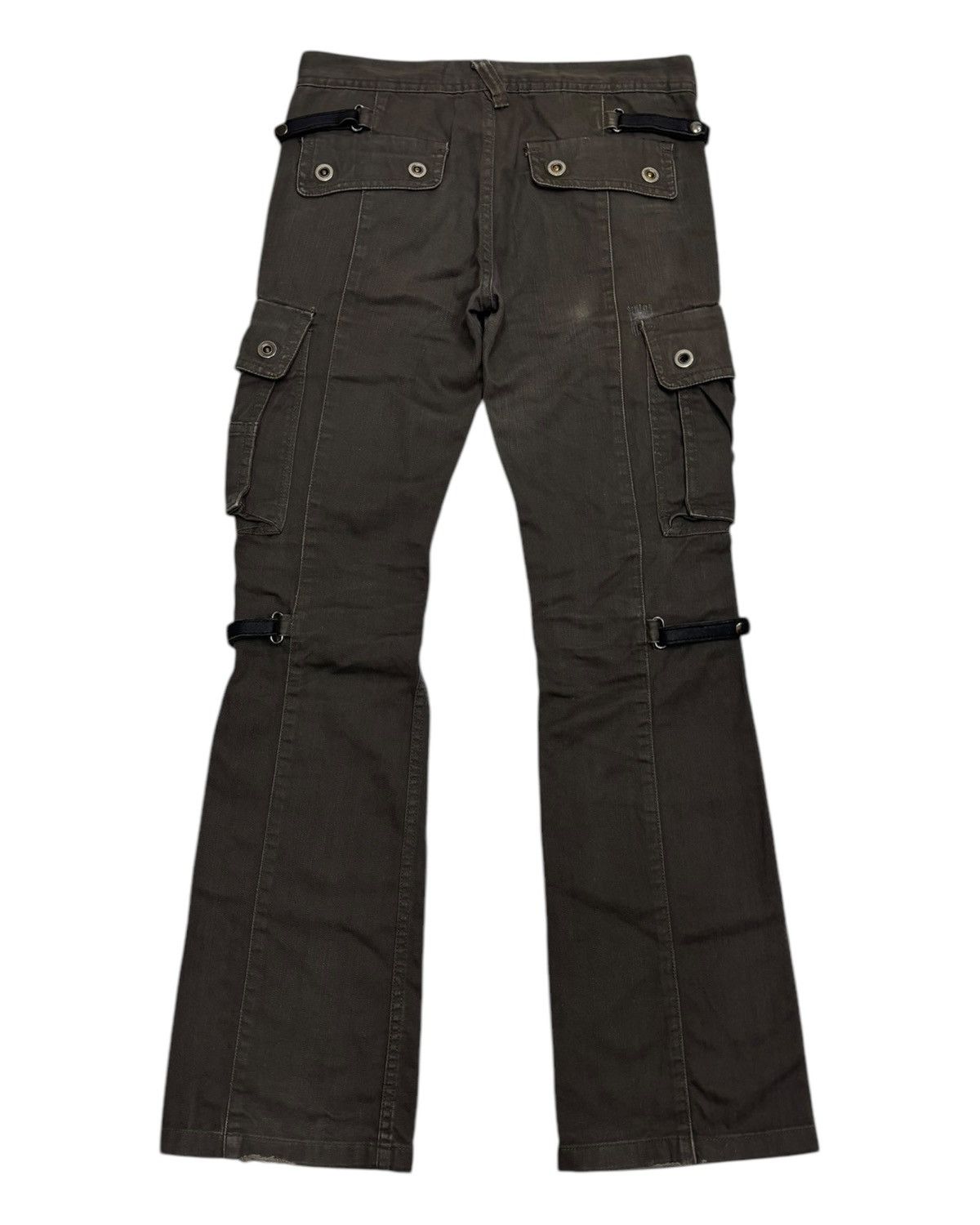 Tornado Mart TORNADO MART STRAPS CARGO FLARE PANTS Size 30" / US 8 / IT 44 - 5 Thumbnail