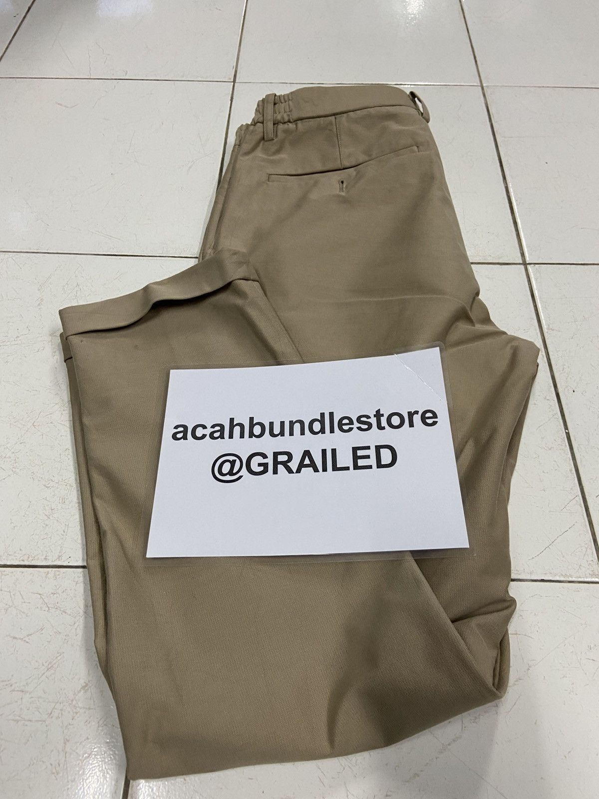 Japanese Brand PLST BEIGE MEN PANTS Size US 32 / EU 48 - 16 Thumbnail