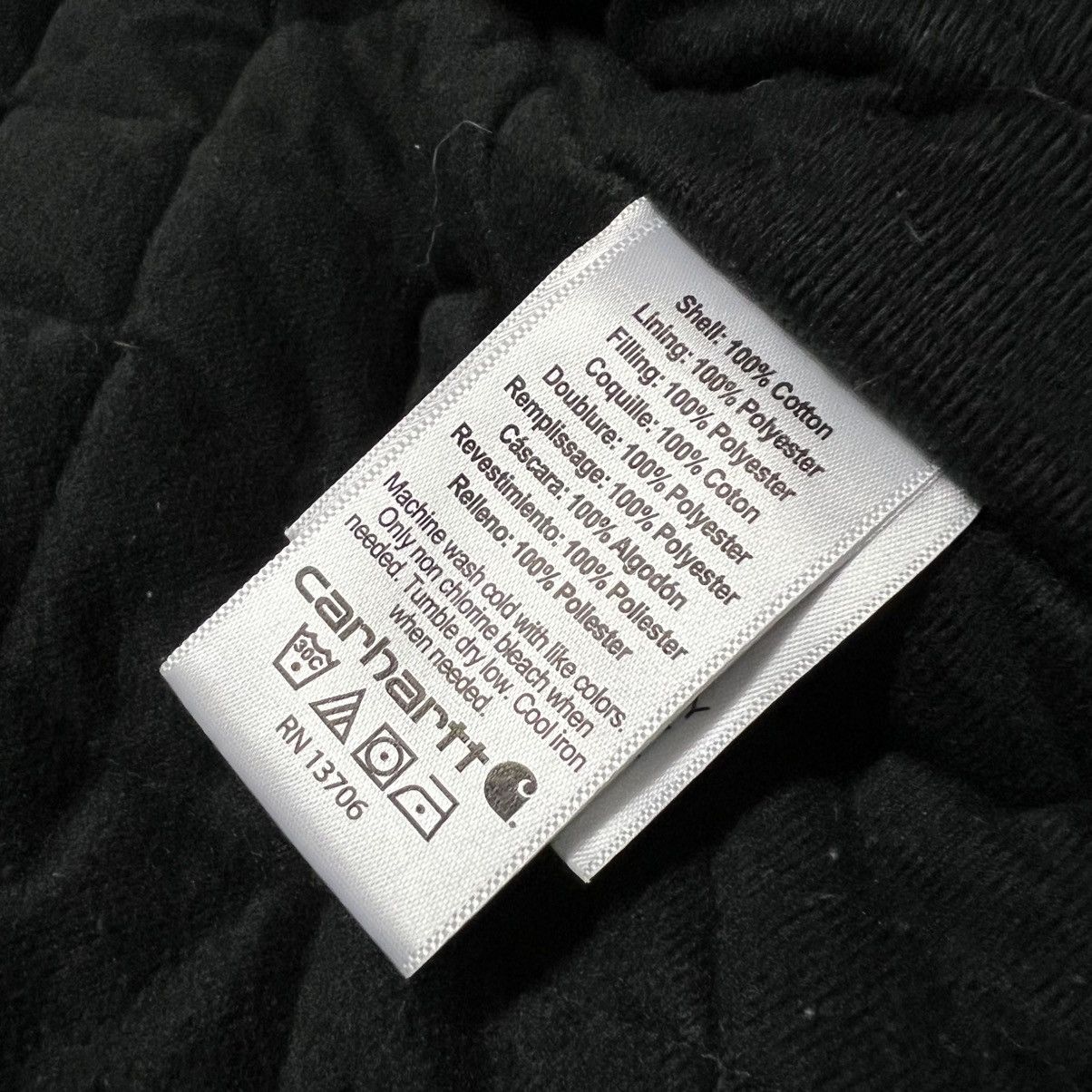Carhartt × Carhartt Wip × Vintage Carhartt Black Full-Zip Hooded Jacket (Youth 14-16) Size US XXS / EU 40 - 9 Thumbnail