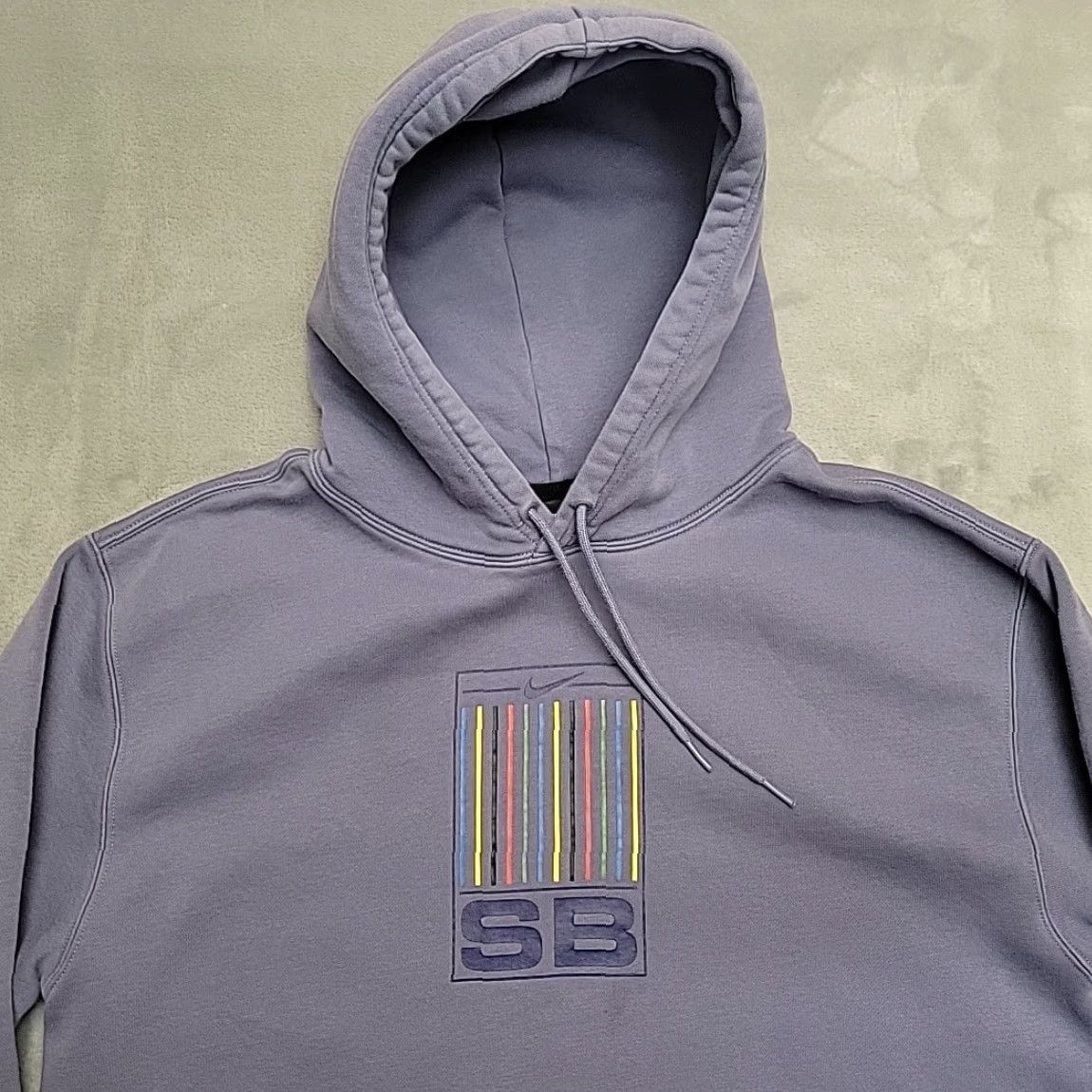 Nike VINTAGE Nike SB Hoodie Mens L Blue Embroidered Skate Fleece Sweatshirt Retro Size US L / EU 52-54 / 3 - 4 Thumbnail