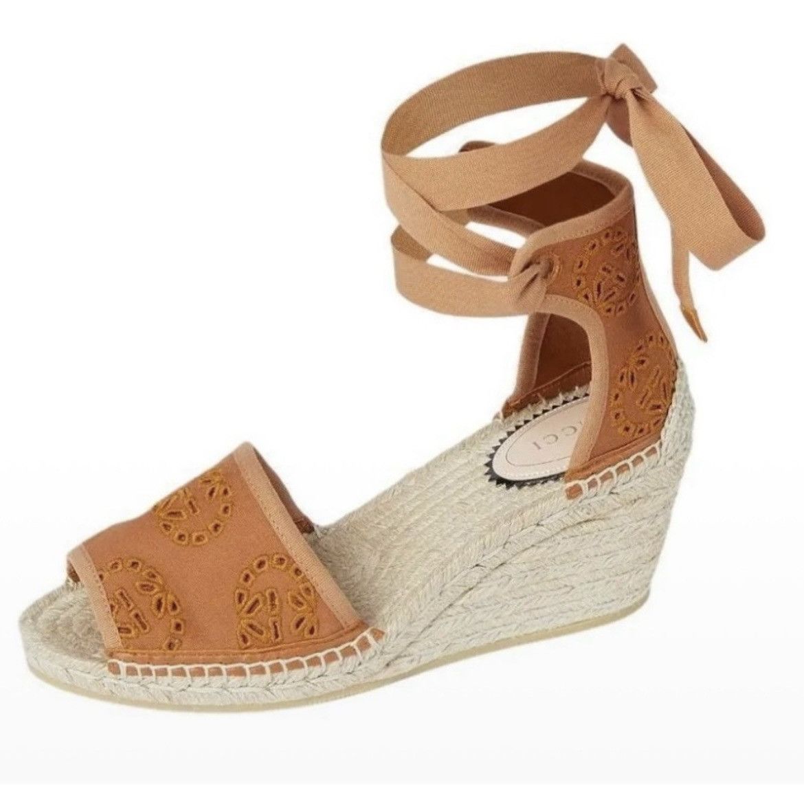 Gucci Gucci Interlocking G One Strap Sandal Espadrille Size US 7 / IT 37 - 1 Thumbnail