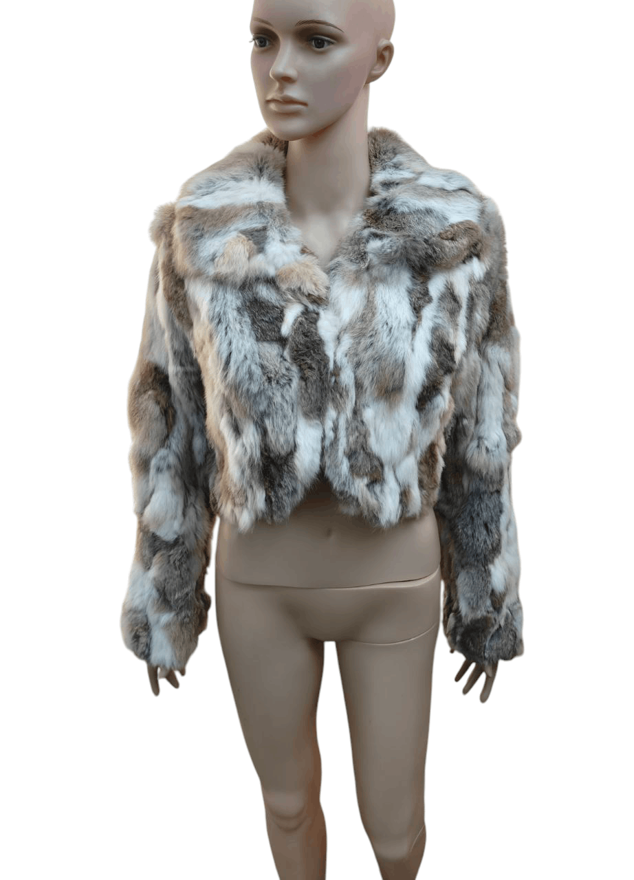 Japanese Brand Organove Japan Rabbit Fur Jacket Size M / US 6-8 / IT 42-44 - 2 Thumbnail