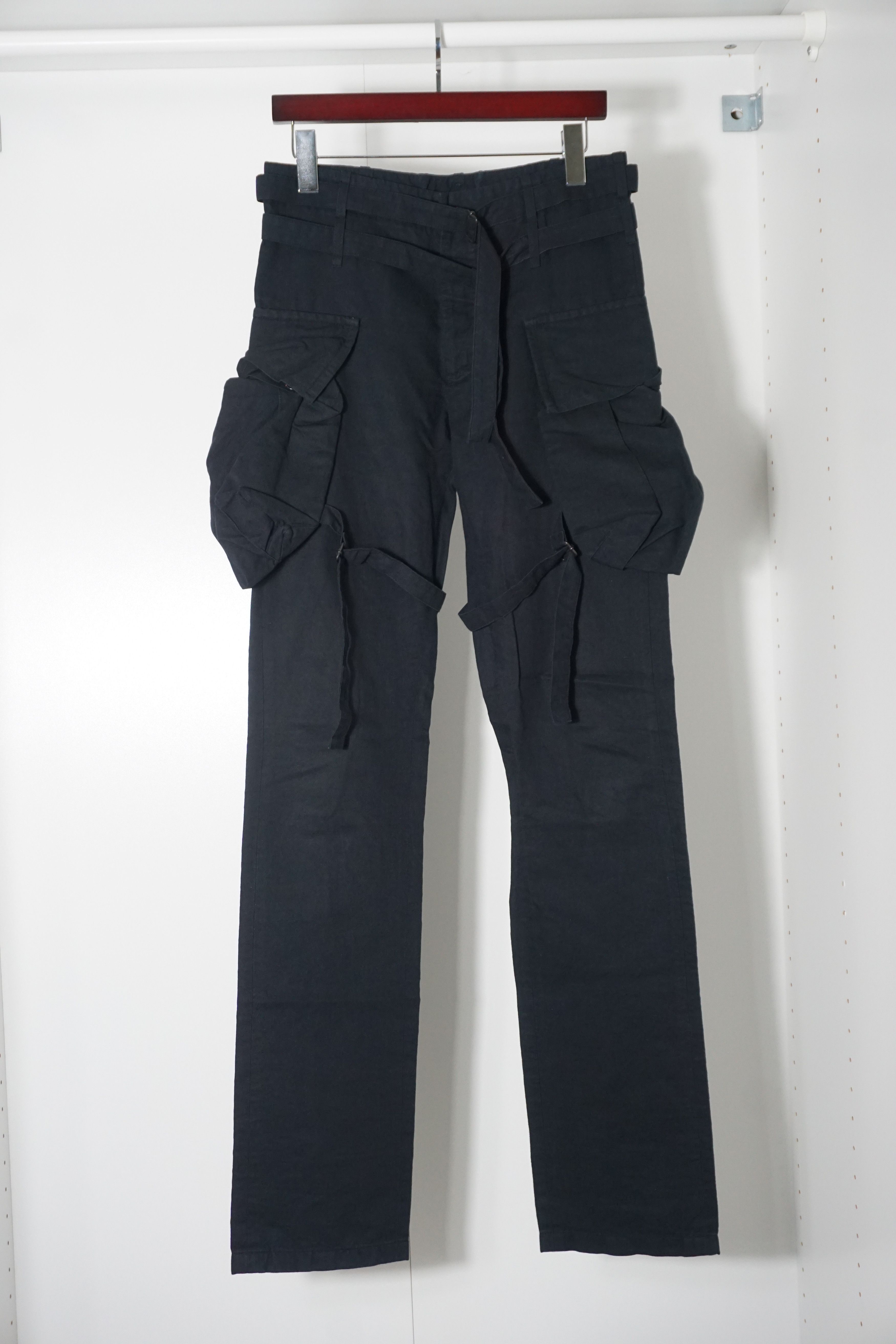 Ann Demeulemeester FW02 Bondage Cargo Pants Size US 30 / EU 46 - 1 Thumbnail