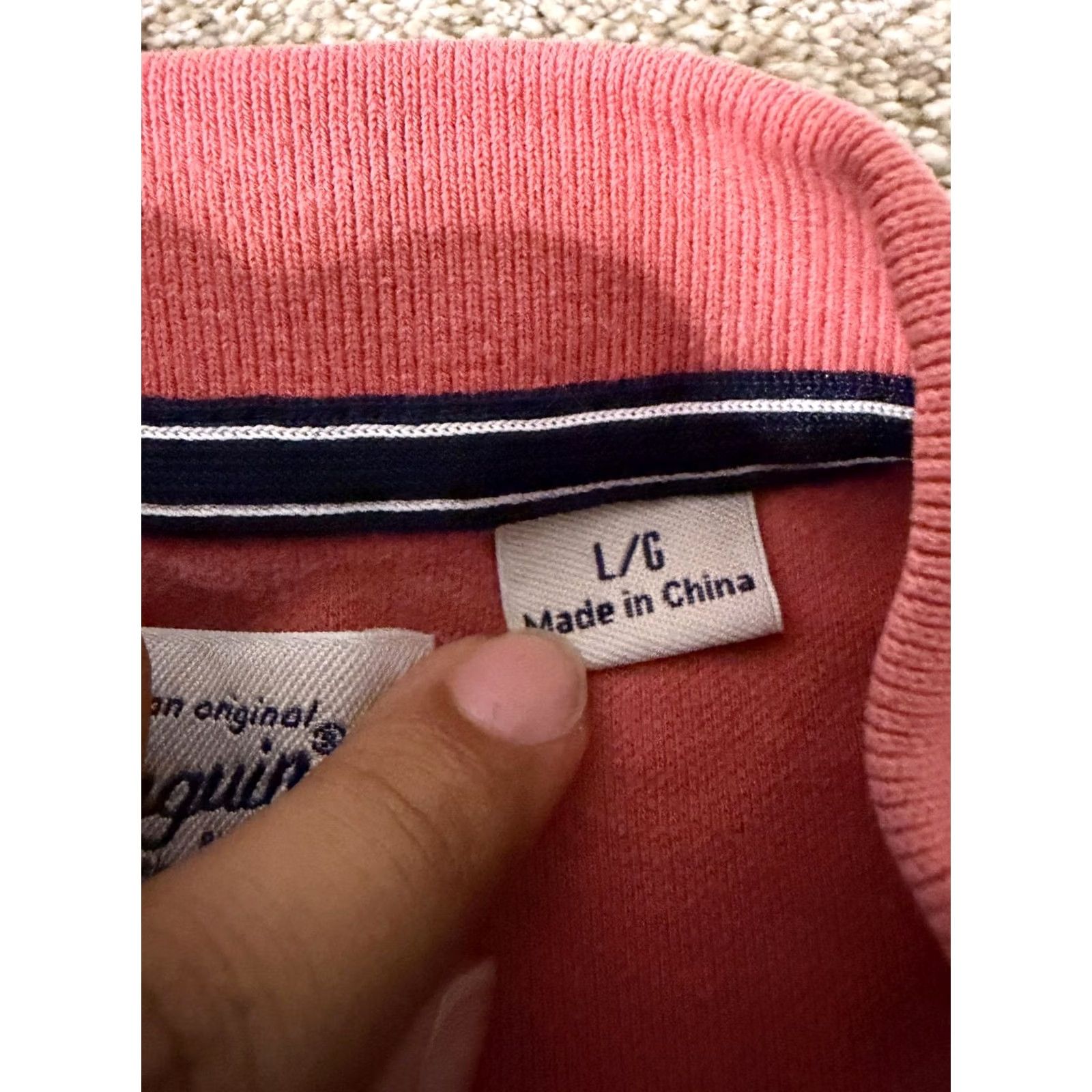 Original Penguin Original Penguin Polo Shirt Mens Large Pink Short Sleeve Cotton Embroidered Logo Size US L / EU 52-54 / 3 - 5 Thumbnail