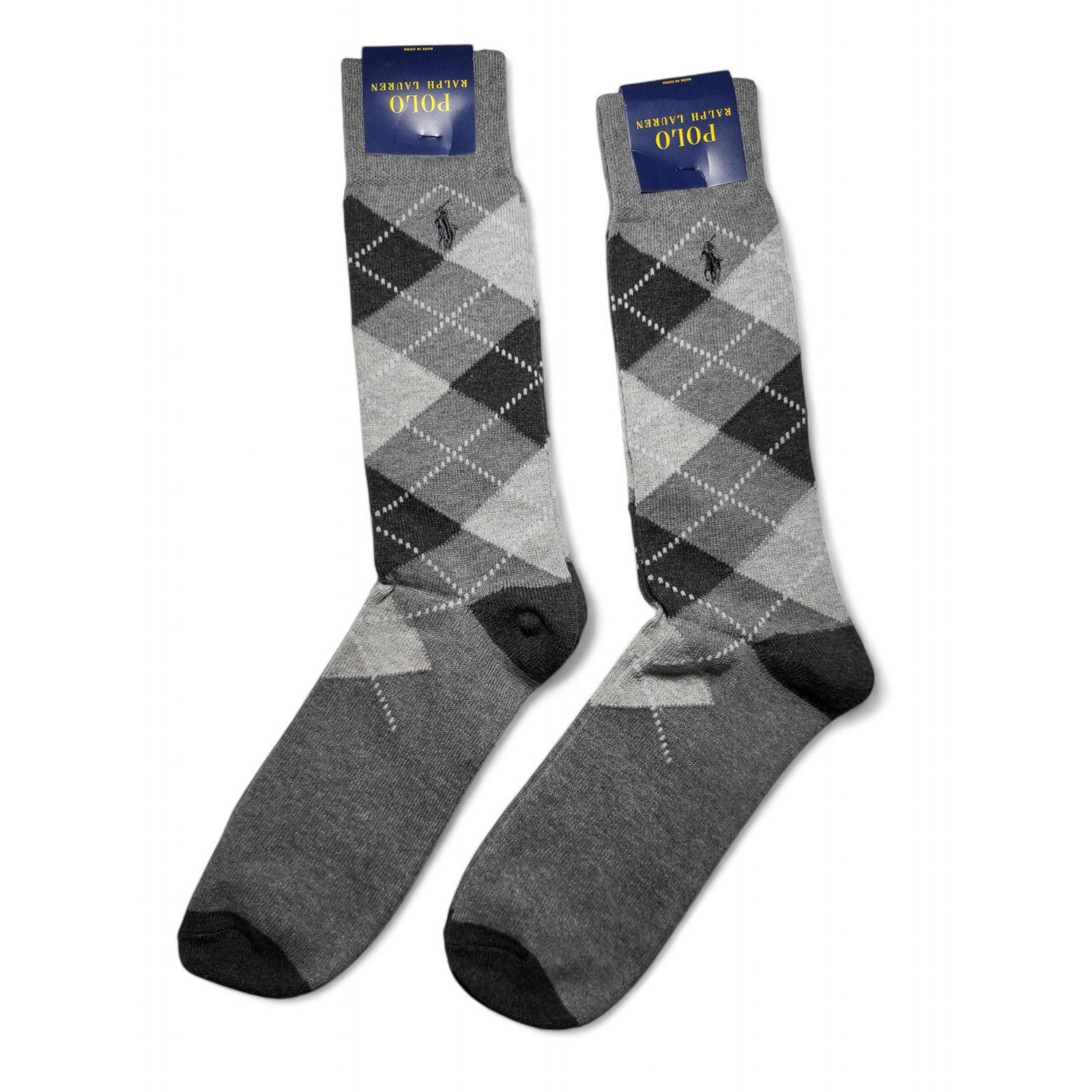 Polo Ralph Lauren Set of 2 - NWT POLO Ralph Lauren Argyle Trouser Dress Socks Size ONE SIZE - 6 Thumbnail