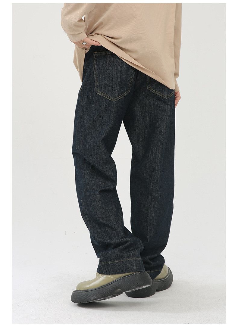 Japanese Brand Japanese retro all-match loose straight jeans Size US 32 / EU 48 - 5 Thumbnail