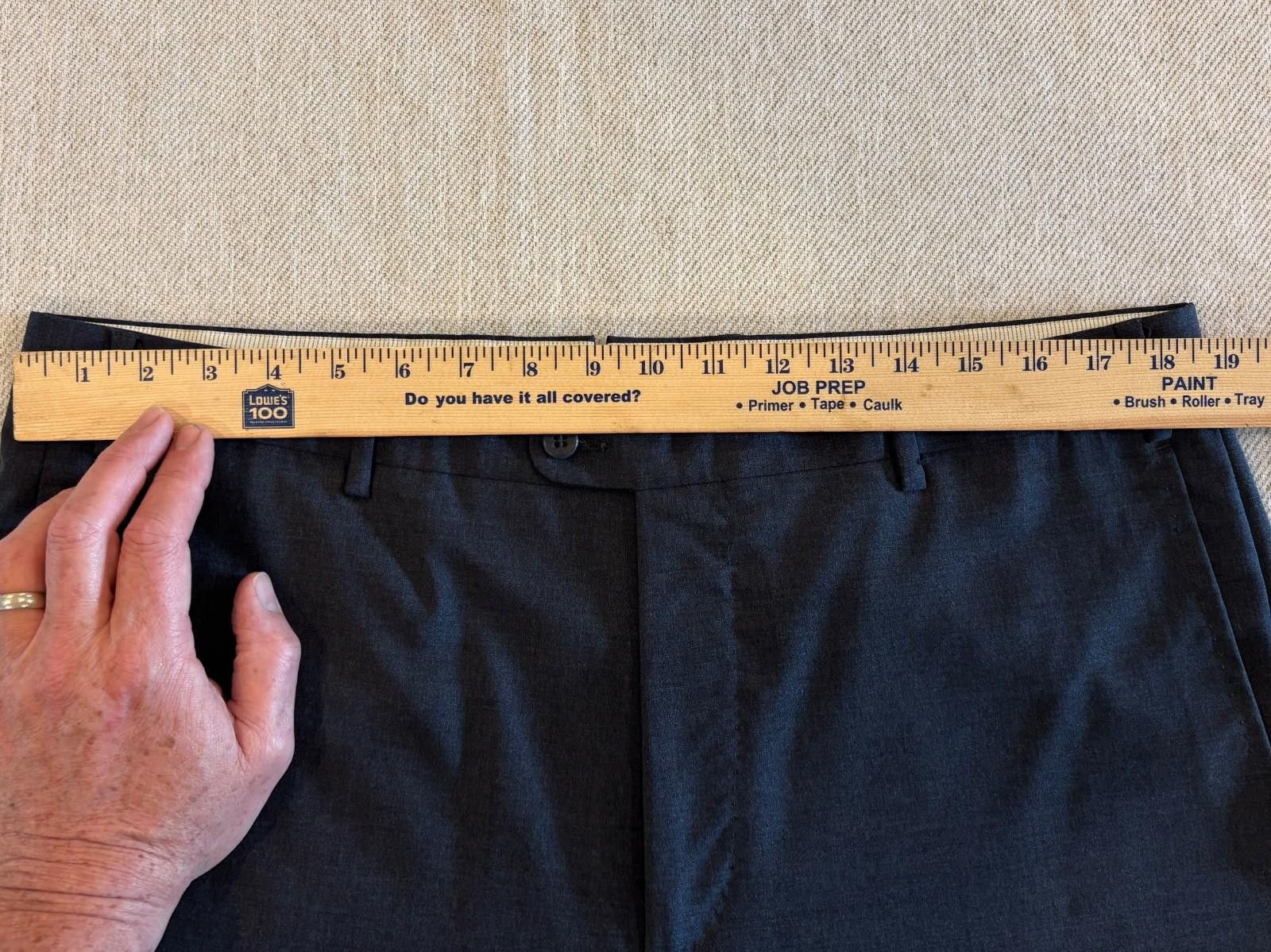 Zanella Zanella Platinum Trousers 36 Regular Charcoal Gray Italy Size US 36 / EU 52 - 5 Thumbnail