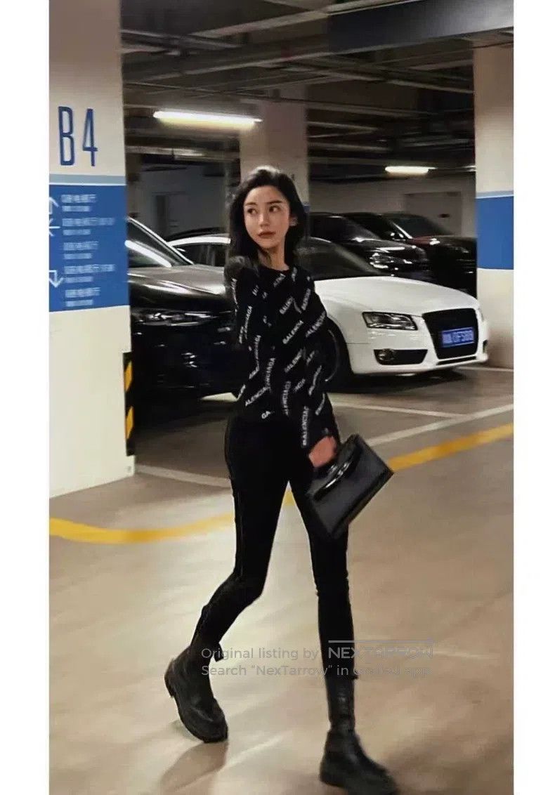 Balenciaga Balenciaga Black and White Bullet Screen Printed Alphabet Size M / US 6-8 / IT 42-44 - 7 Thumbnail