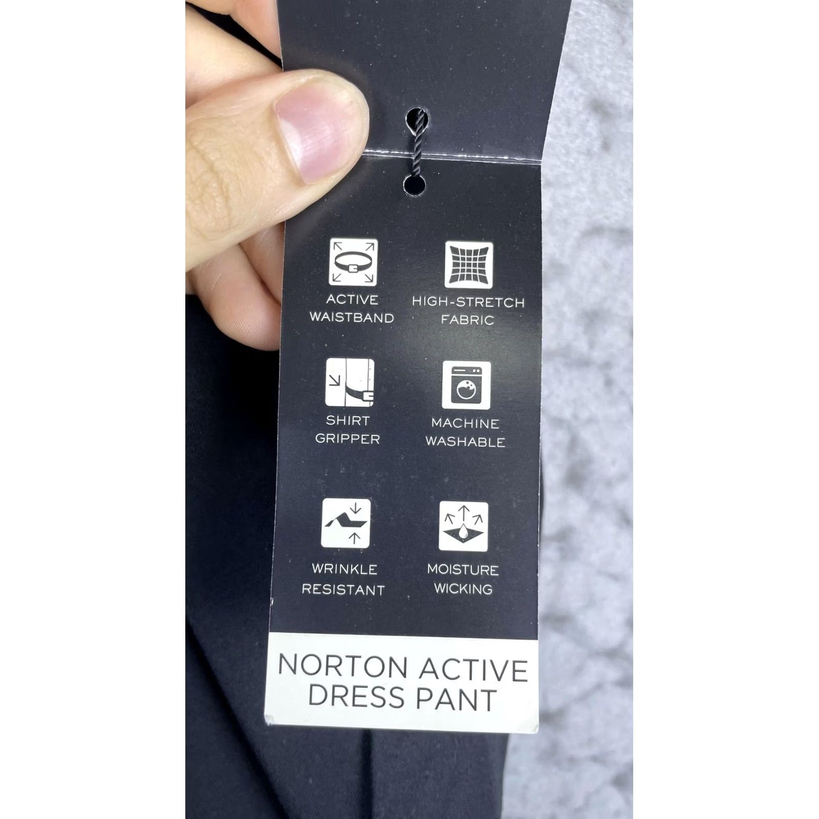 Ralph Lauren Lauren Ralph Lauren Dress Pants Mens 32x30 Black Norton Active Classic Fit Dress Pants Mens Black 32W 30L Size US 32 / EU 48 - 3 Thumbnail