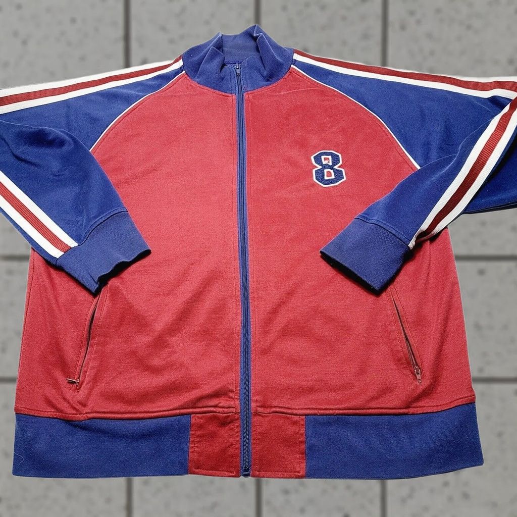 Vintage VINTAGE Urban Pipeline Jacket Men XL Full Zip RedBlue 90s Y2k Knit Mock Mens Size US XL / EU 56 / 4 - 1 Thumbnail