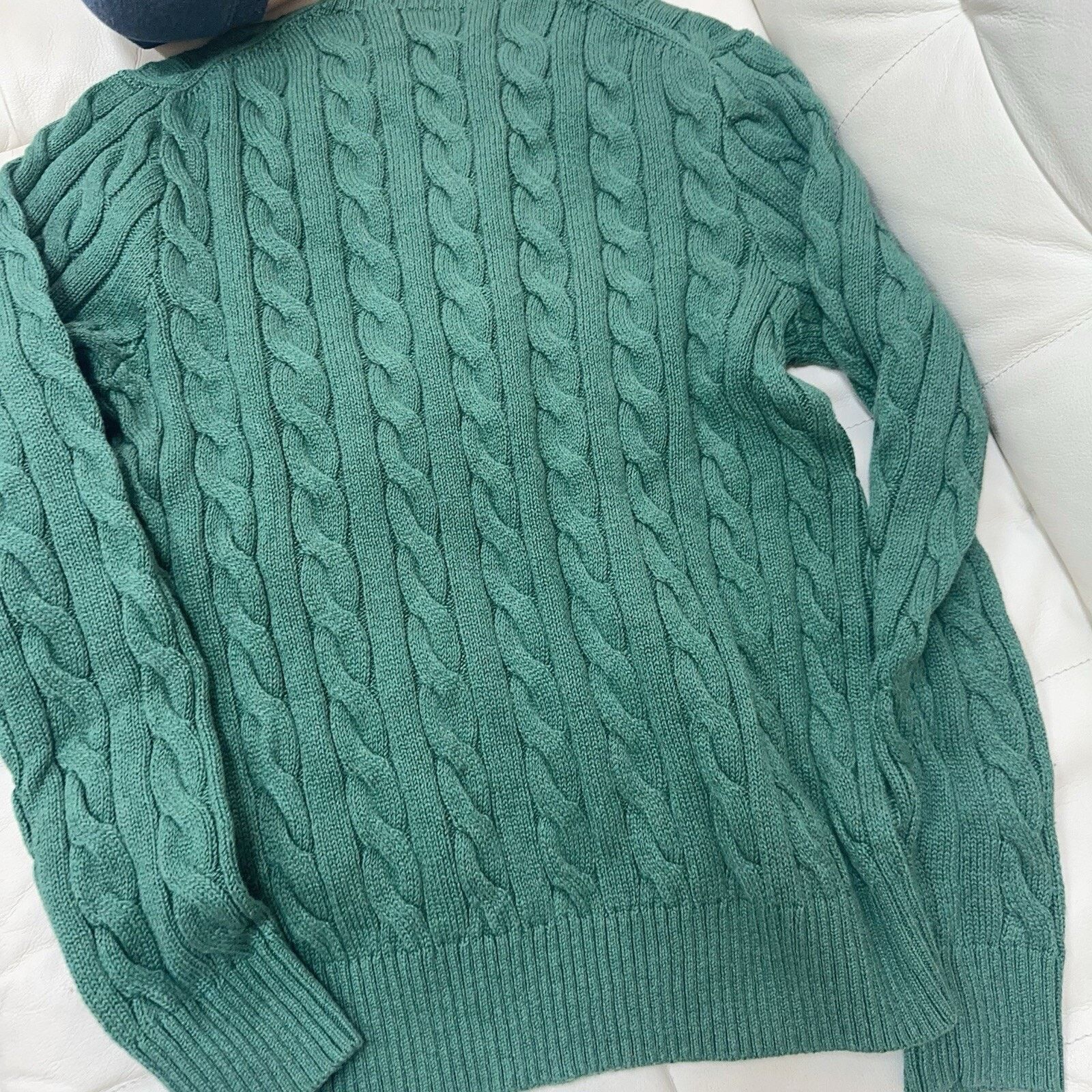 Polo Ralph Lauren NWT Men's Polo Ralph Lauren Roving Cable Sweater Green Small Size US S / EU 44-46 / 1 - 5 Thumbnail