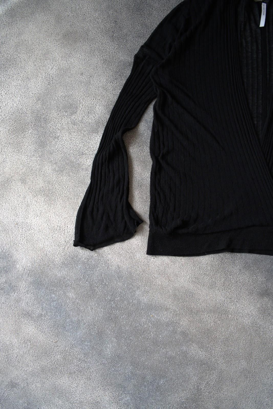 Alexander McQueen S/S 1997 Alexander McQueen Wrap Transparent Cardigan Flared Sleeves VINTAGE Size S / US 4 / IT 40 - 3 Thumbnail