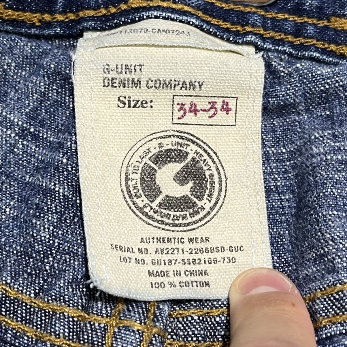 G-Unit Vintage Y2K G Unit Baggy Wide Leg Grunge Skater Jeans 34x32 Size US 34 / EU 50 - 6 Thumbnail