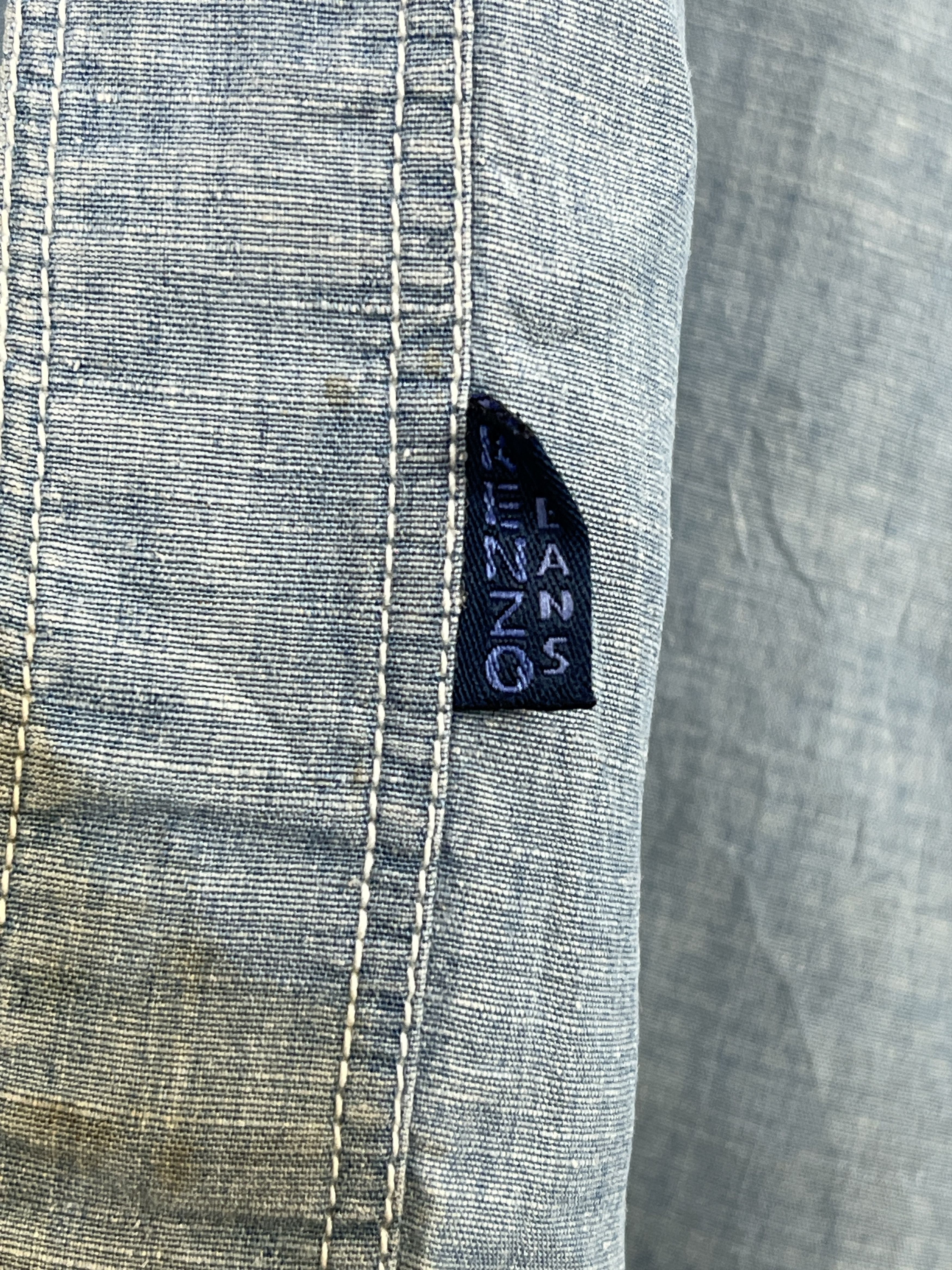Kenzo × Vintage Vintage Kenzo Jeans Single Pocket Denim Shirt TA0408 Size US M / EU 48-50 / 2 - 6 Thumbnail