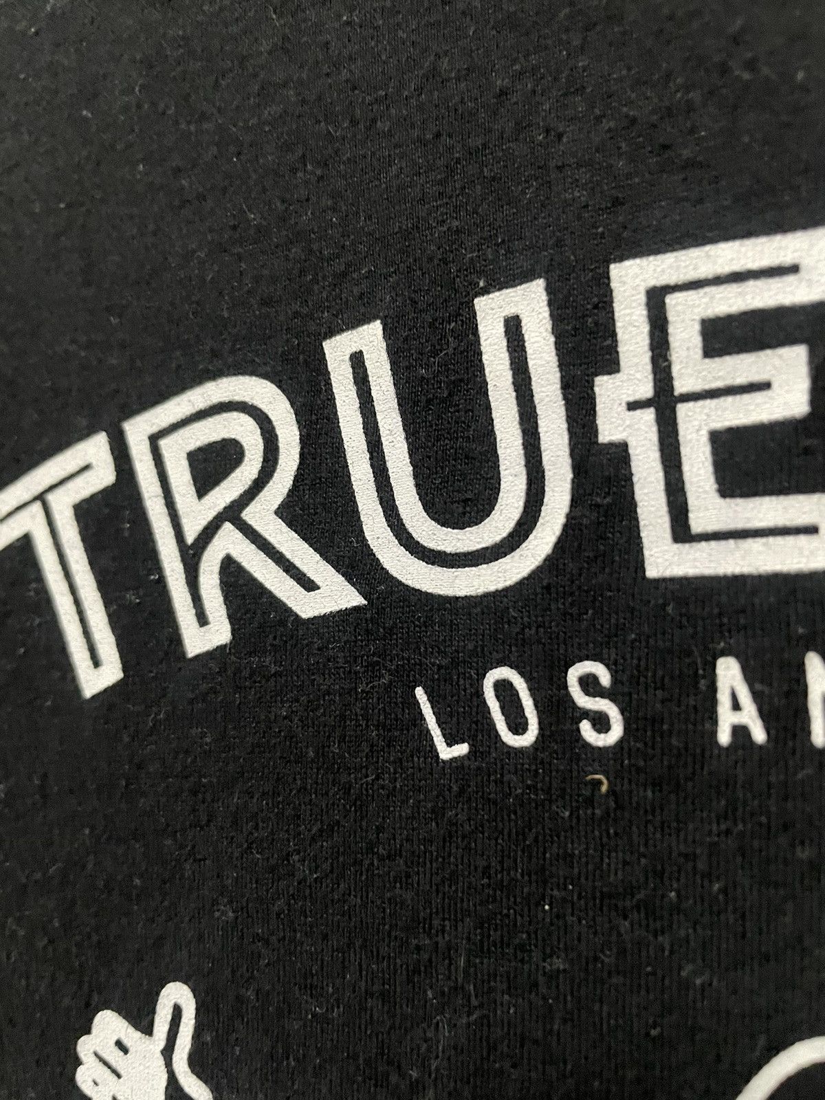 True Religion Vintage Y2K True Religion Guitar Logo T-Shirt Black Size US L / EU 52-54 / 3 - 5 Thumbnail