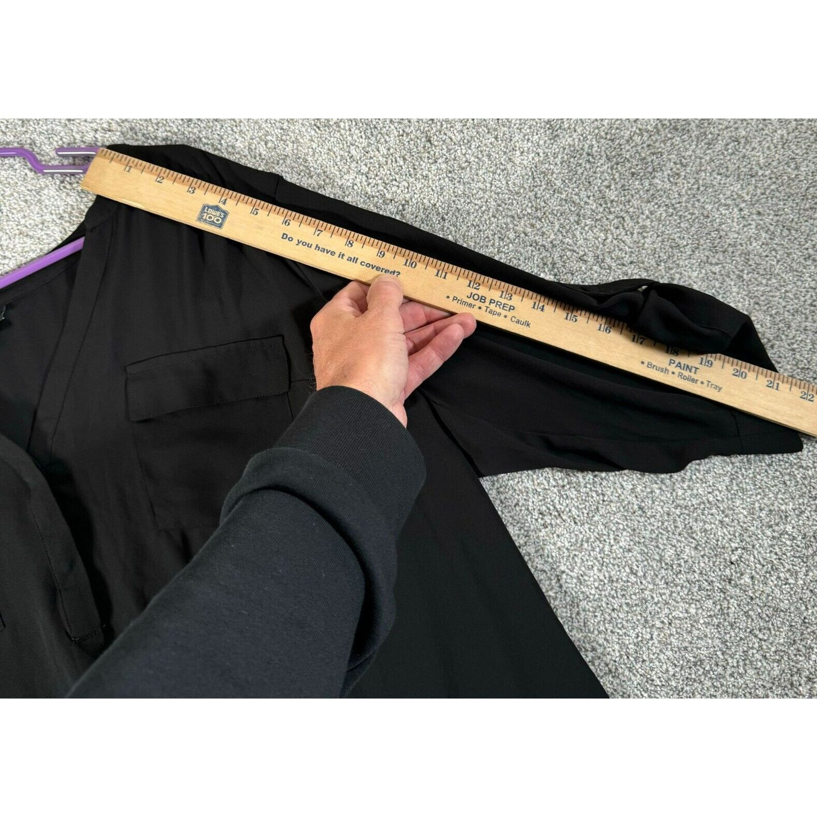 Other Torrid Harper Semi Sheer Top 3X Plus Hi-Lo Roll Tab Witchy Size 3XL / US 20-22 - 12 Thumbnail