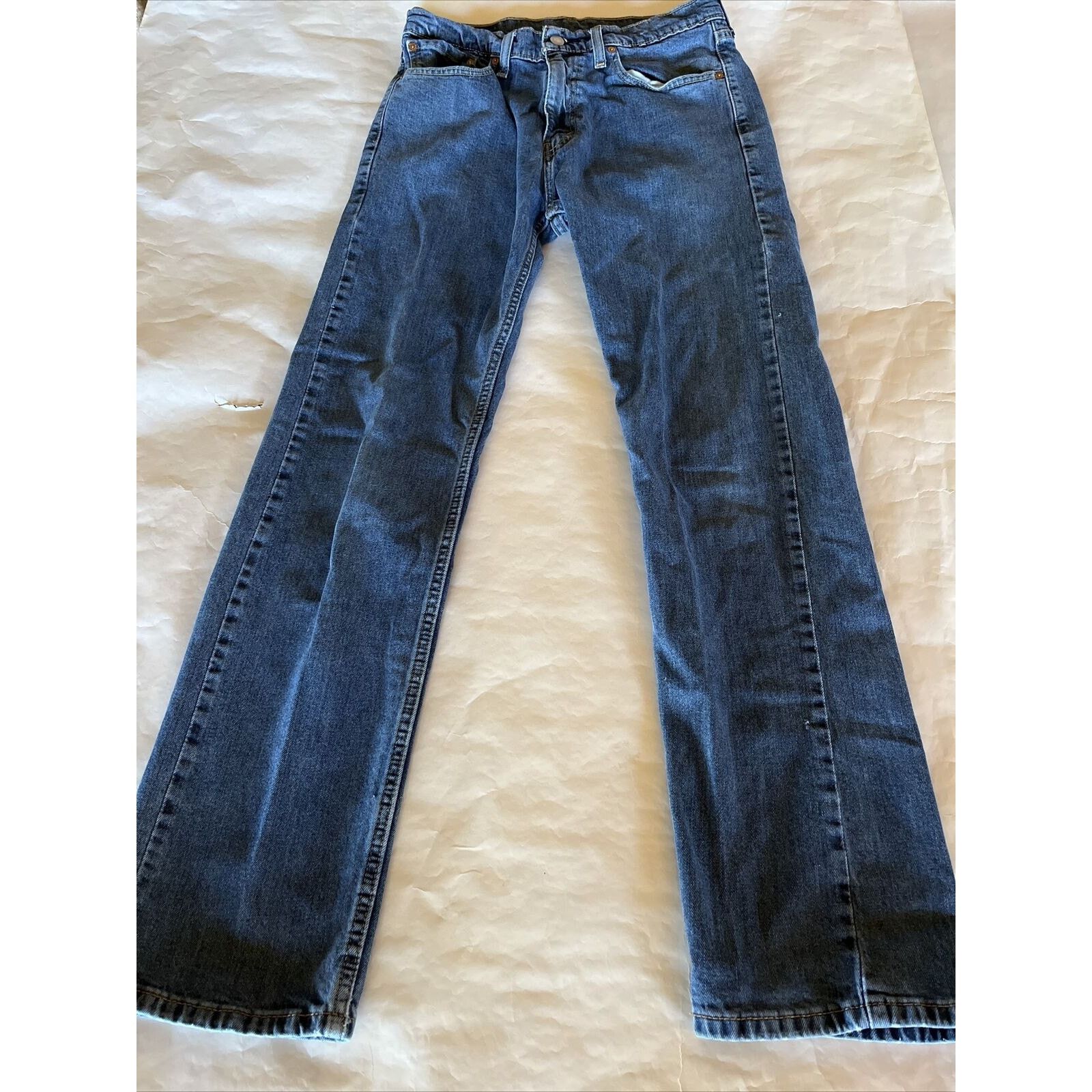 Levi's Levi's 505 Men's Jeans 31x31 Regular Outdoor cotton Med Blue Size US 32 / EU 48 - 2 Thumbnail