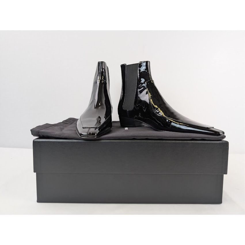 Saint Laurent Paris o1rshd1 Leather Paolo 30 Chelsea Boots in Nero Size US 9 / EU 42 - 17 Thumbnail
