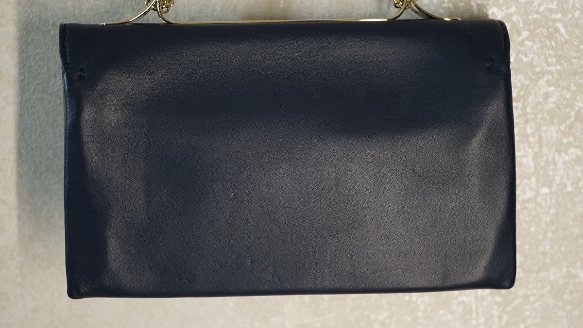 Valentino Valentino Garavani Rockstud Chain Shoulder Bag Navy Blue Size ONE SIZE - 7 Thumbnail