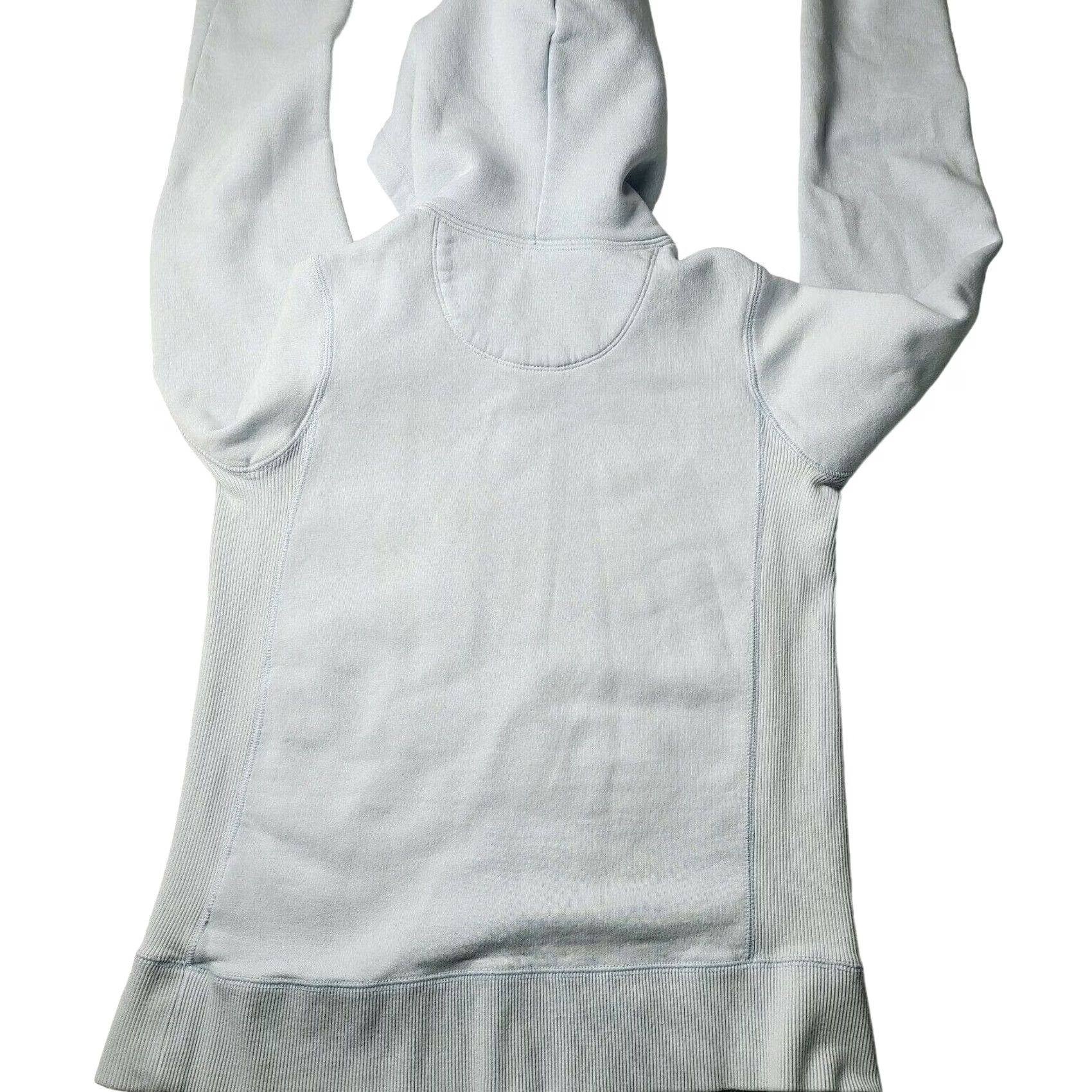 Nike Nike Sportswear Full Zip Sweatshirt Hooded Sky Blue Large Womens, Zip, Long Sleeve, Pockets, Logo, Regular Fit Size L / US 10 / IT 46 - 2 Thumbnail