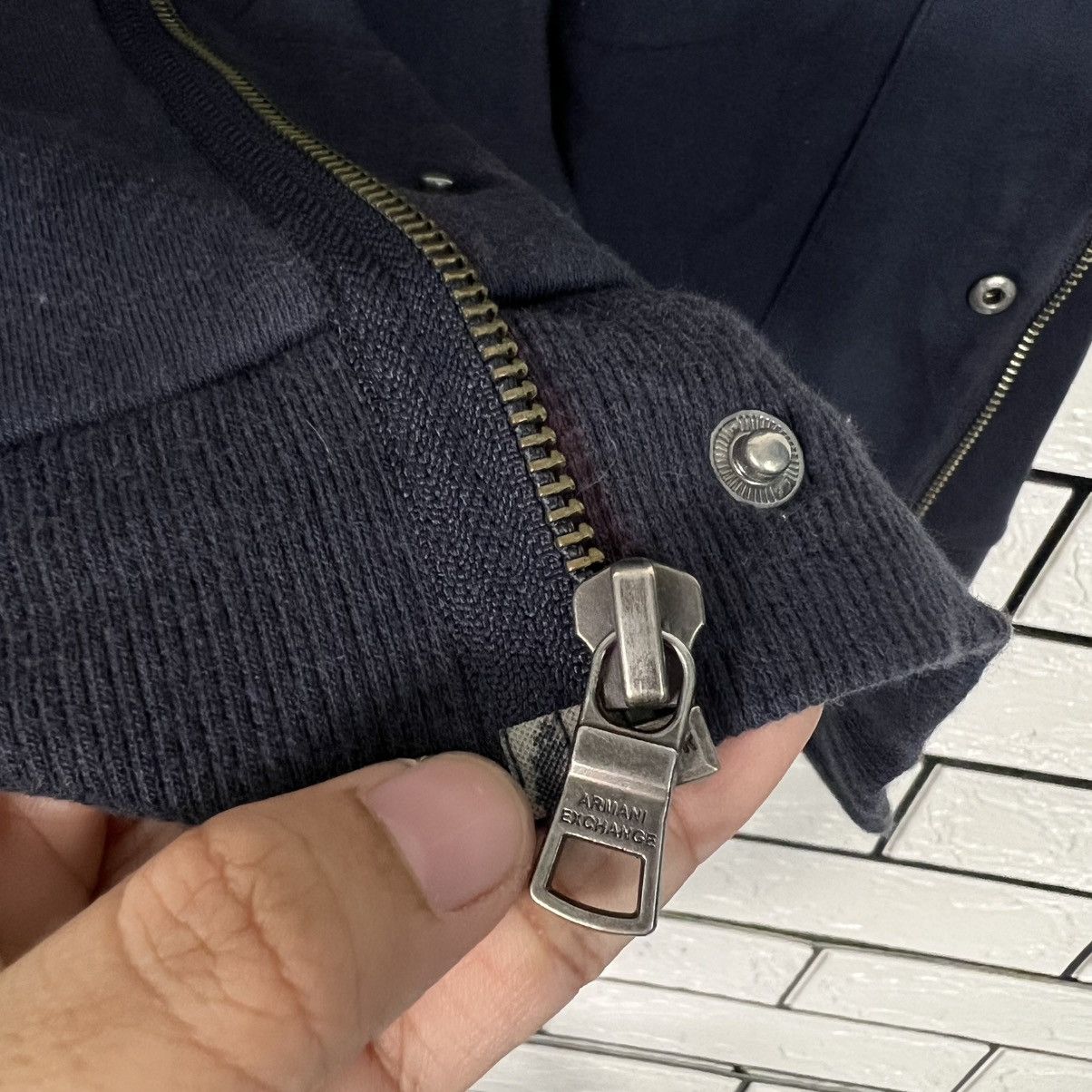 Armani Exchange ARMANI EXCHANGE Asymmetrical Vest #4089-C186 Size US L / EU 52-54 / 3 - 10 Thumbnail
