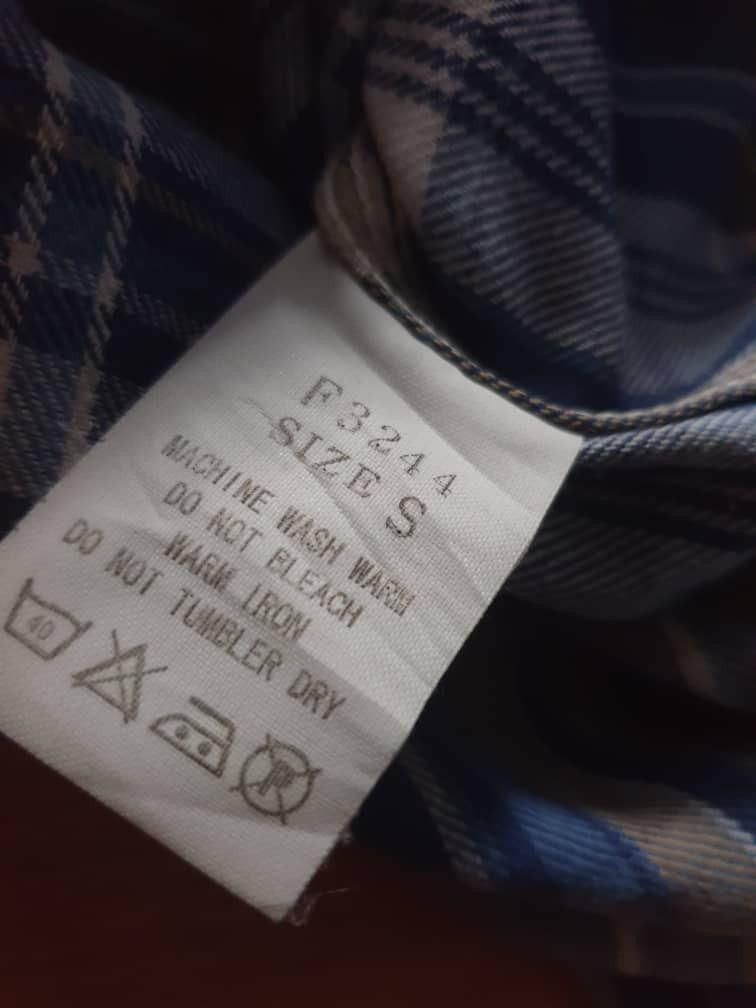 FOB Factory 💥Fob Factory checkered Japanese brand chambray shirt Size US S / EU 44-46 / 1 - 3 Thumbnail
