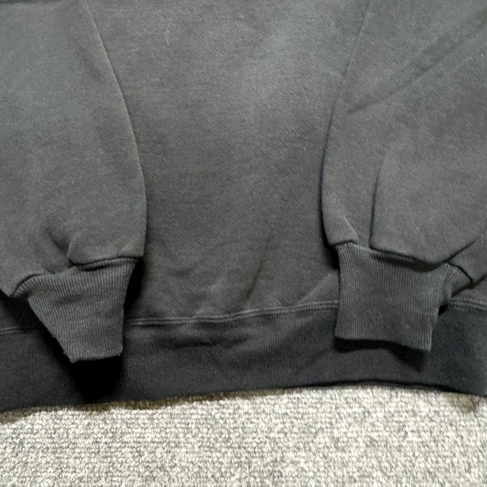 Vintage VINTAGE Elk Cove Vineyards Pullover Sweatshirt Men L Black 90s Faded - Sweatshirt Mens L Black 90s Size US L / EU 52-54 / 3 - 4 Thumbnail