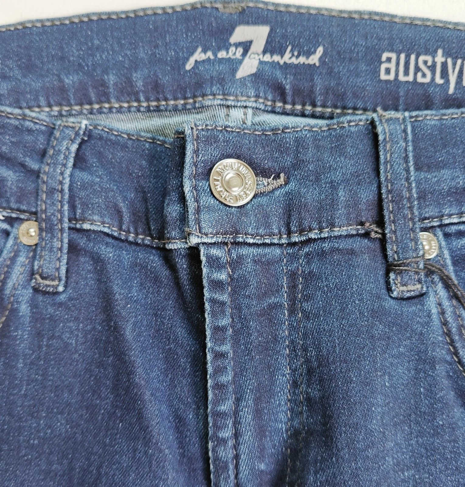 7 For All Mankind 7 For All ManKind AUSTYN Tonal Rinse JEANS T / 6030 Size US 34 / EU 50 - 3 Thumbnail