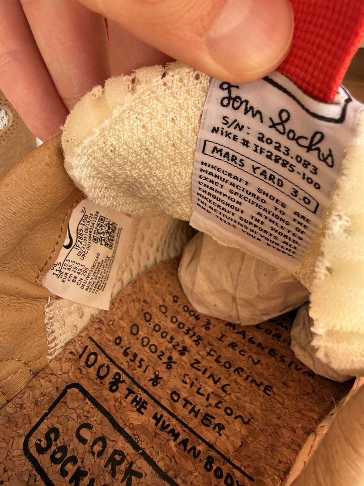 Nike × Tom Sachs Mars Yard 3.0 Size US 11.5 / EU 44-45 - 4 Thumbnail