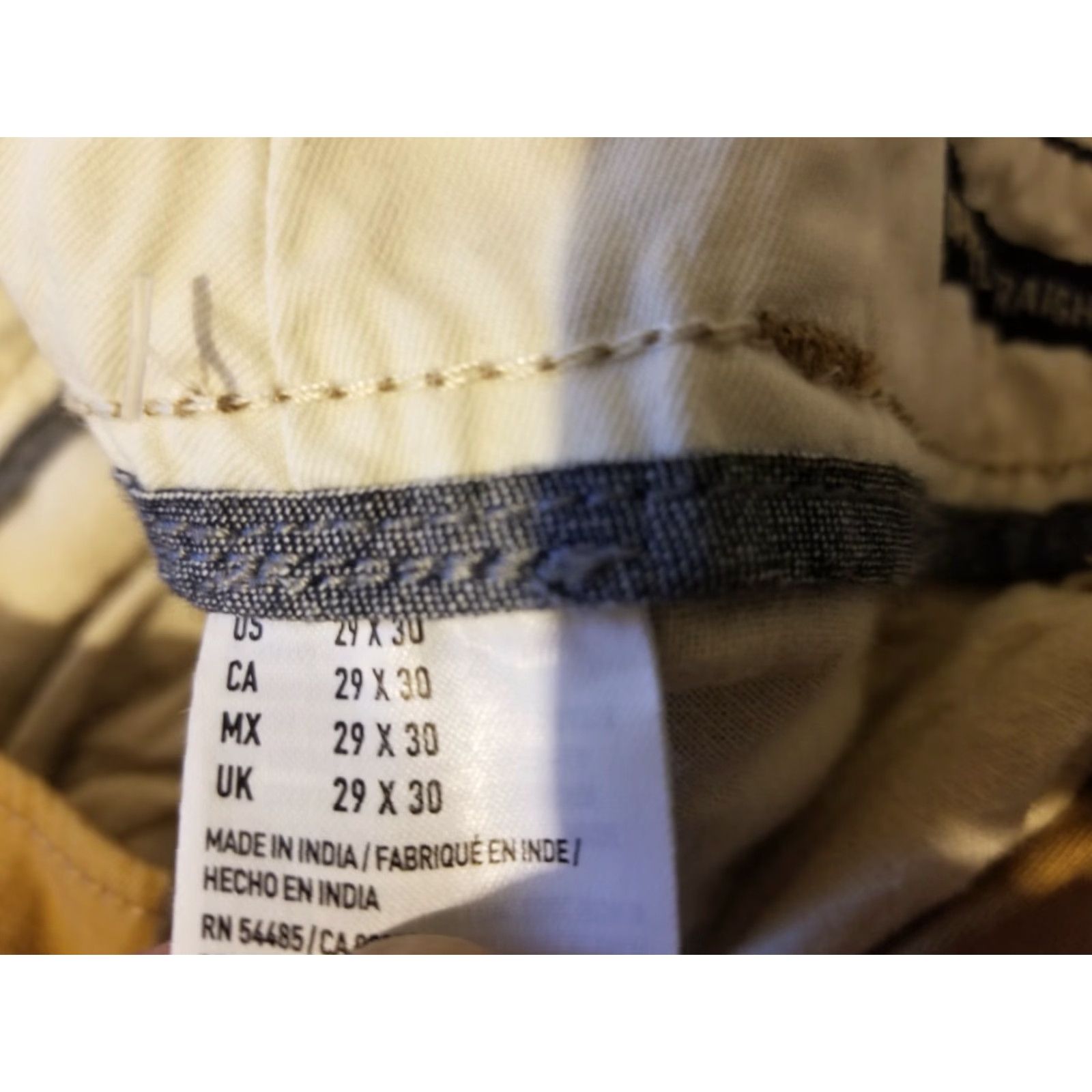 American Eagle Outfitters VINTAGE American Eagle Outfitters Khaki Dress Pants 29x30 Cotton Slack Chino Trouser Mens Beige 29x30 Regular Inches Pants Size US 29 - 5 Thumbnail