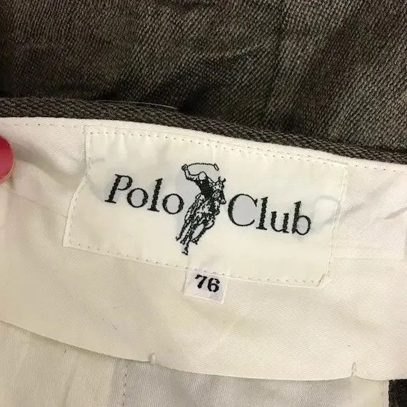 Beverly Hills Polo Club Vtg POLO CLUB USA Green Wool Casual Pant Trouser Slack Size US 28 / EU 44 - 7 Thumbnail