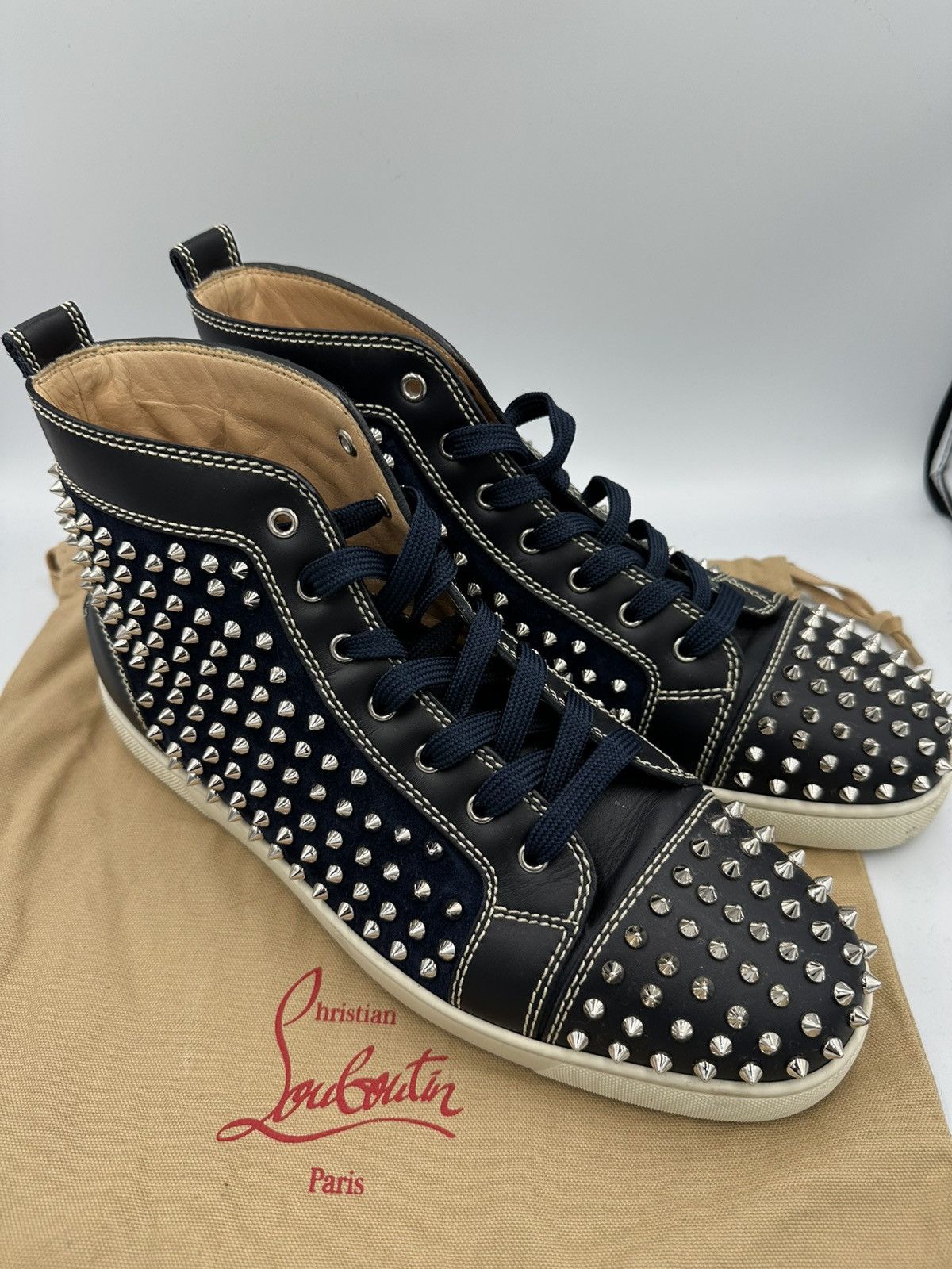 Christian Louboutin Christian Louboutin Spikes High Top Size US 14 / EU 47 - 2 Thumbnail
