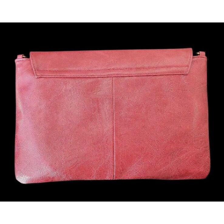 Other Red Faux Leather Foldover Clutch/Shoulder Bag With Magnetic Size ONE SIZE - 3 Thumbnail