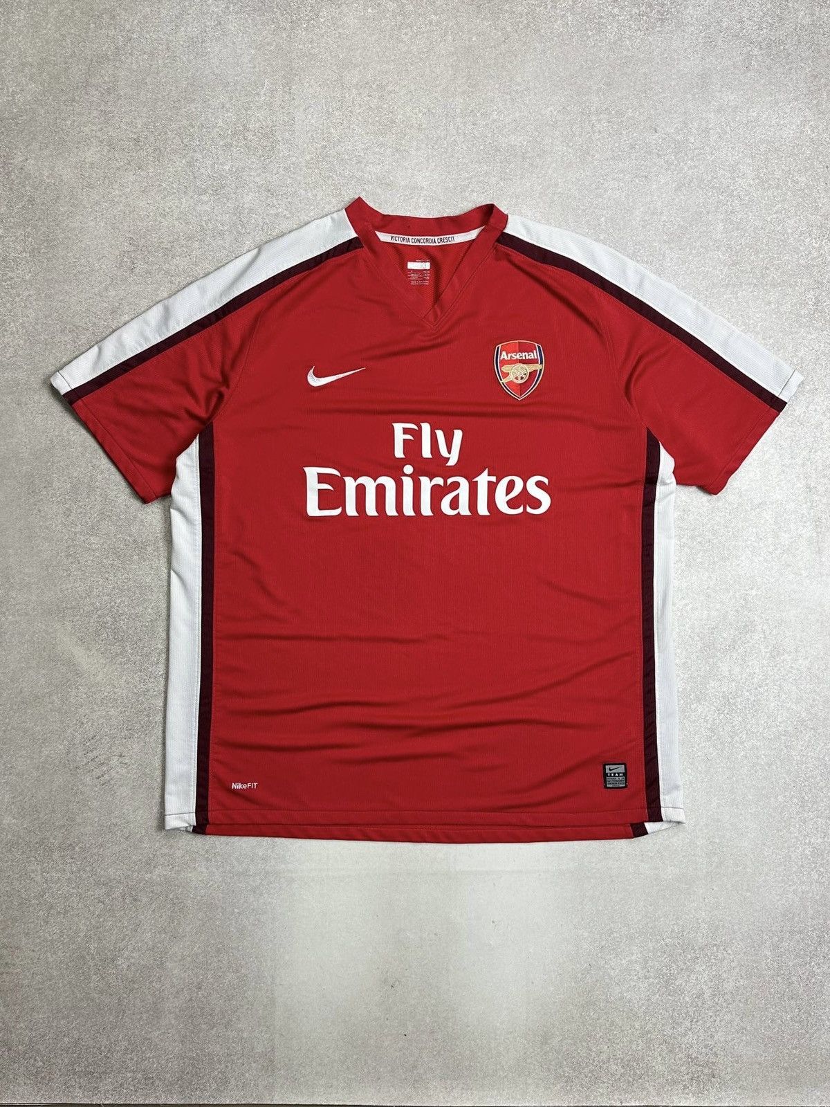 Nike Vintage 2008-2010 Nike Arsenal FC Home T-shirt Blockcore XL Size US XL / EU 56 / 4 - 1 Thumbnail