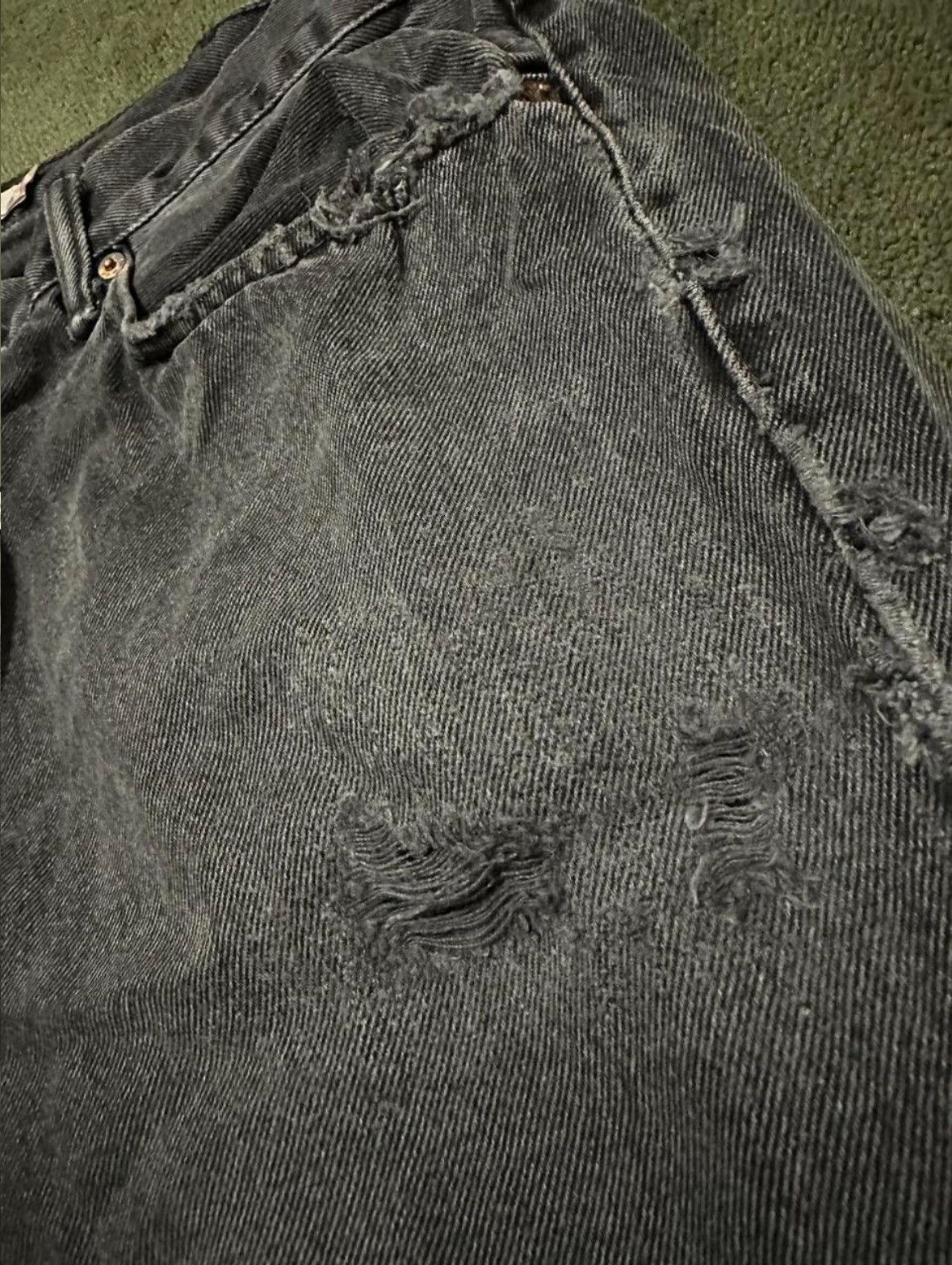 Levi's Black washed Levi's 550 straight leg jeans Size US 40 / EU 56 - 4 Thumbnail