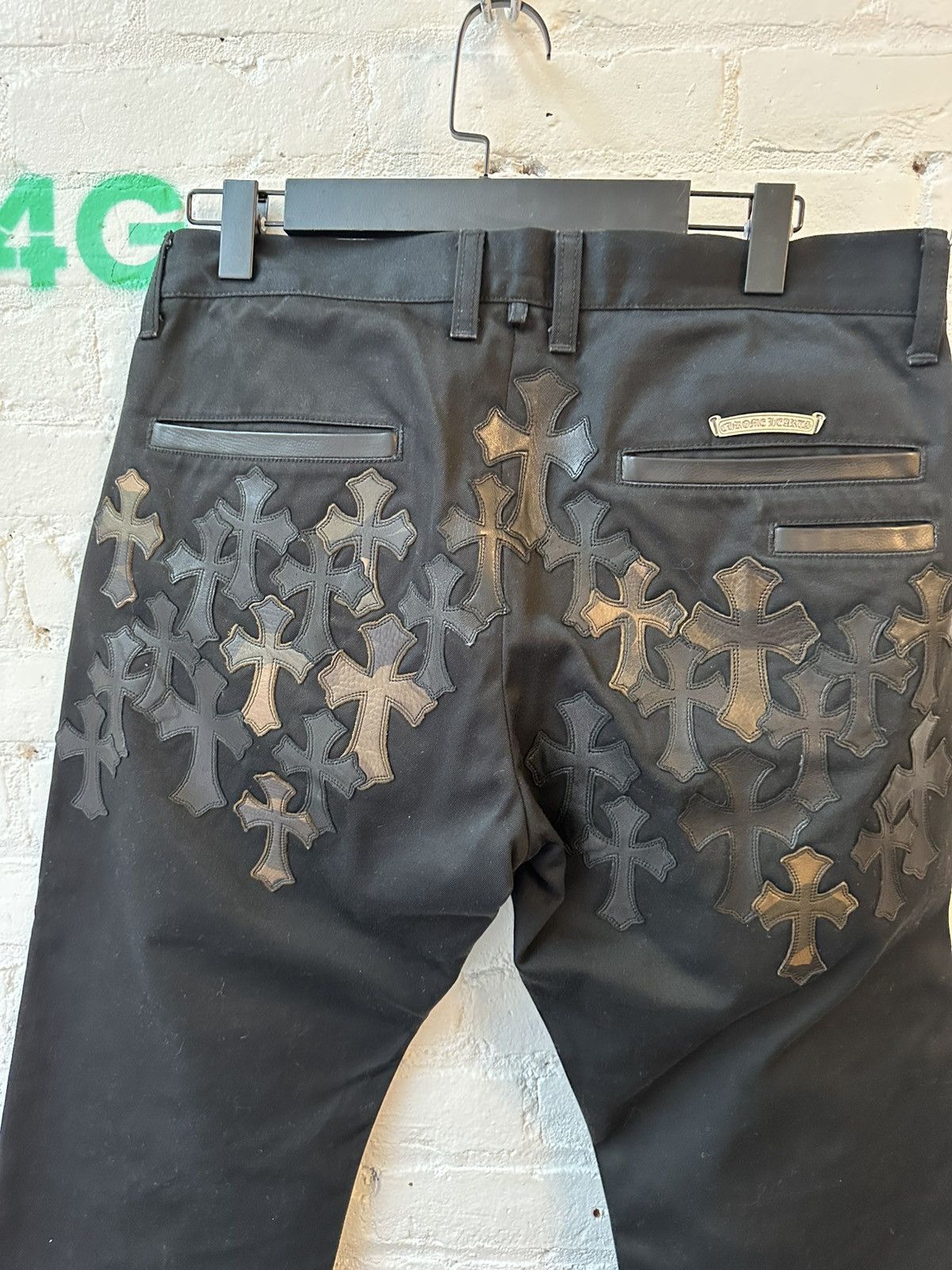 Chrome Hearts Chrome Hearts CROSS patch flooded jeans Size US 34 / EU 50 - 1 Thumbnail