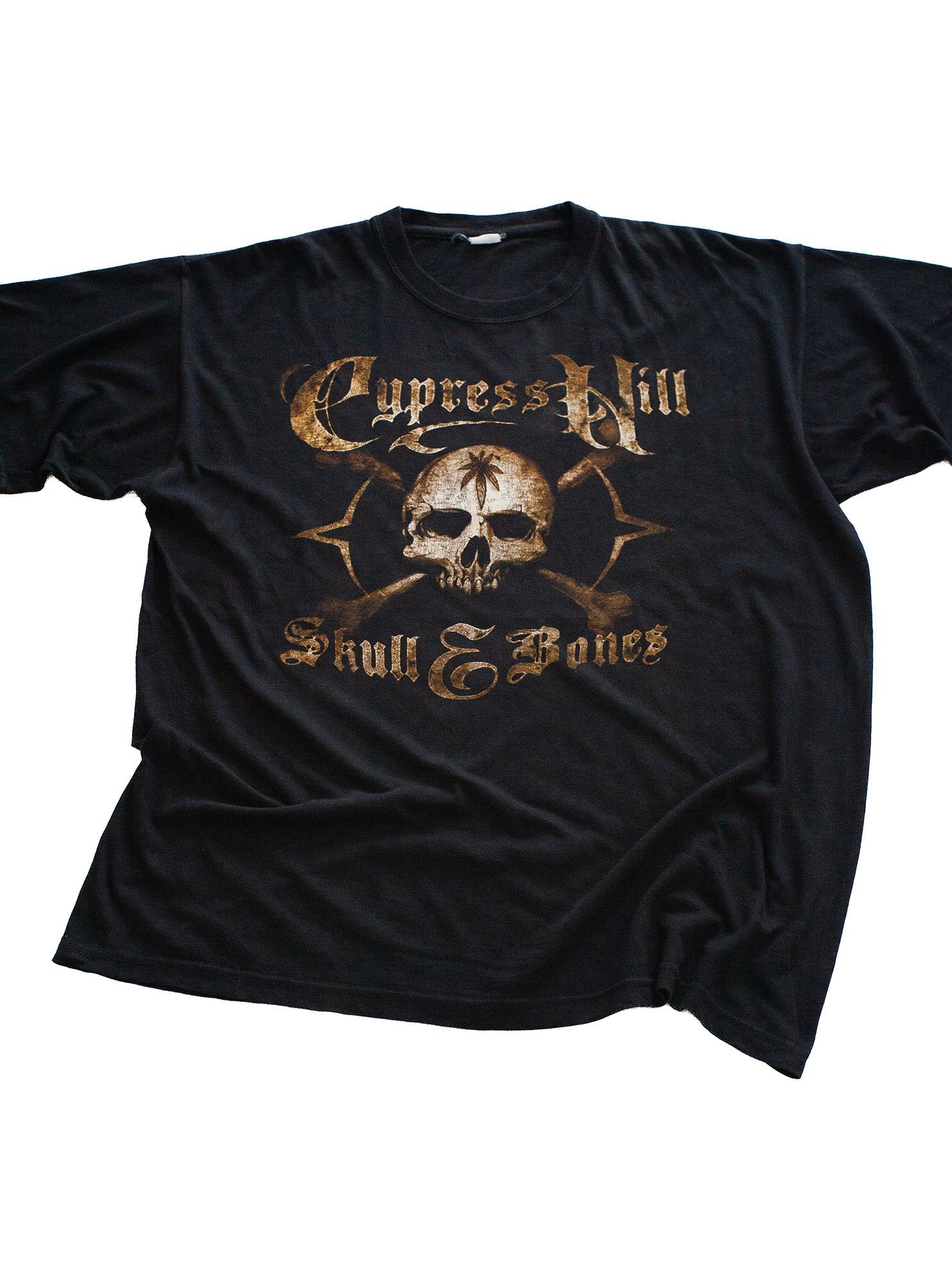 T-shirt Cypress Hill Skull Logo - Officiel - Cotton Soft Unisexe - Noir