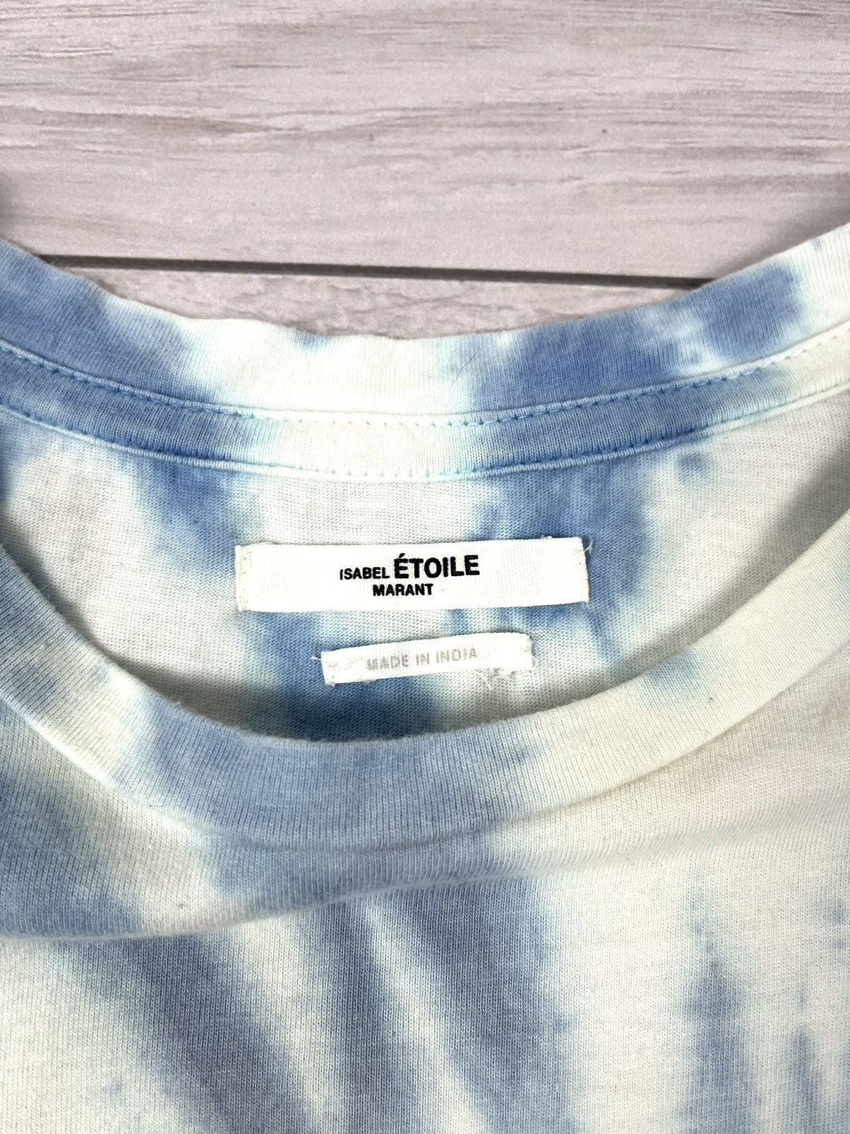 Isabel Marant Etoile Isabel Marant Etoile Zewel Tie Dye Slow Down T Shirt Size XS / US 0-2 / IT 36-38 - 6 Thumbnail