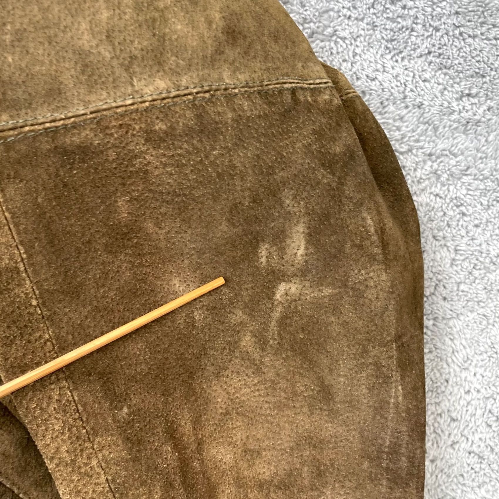 Vintage VTG Philippe Monet Jacket Mens XL Brown Leather Suede Coat 90s Biker Zip Pockets Travel Casual Size US XL / EU 56 / 4 - 3 Thumbnail